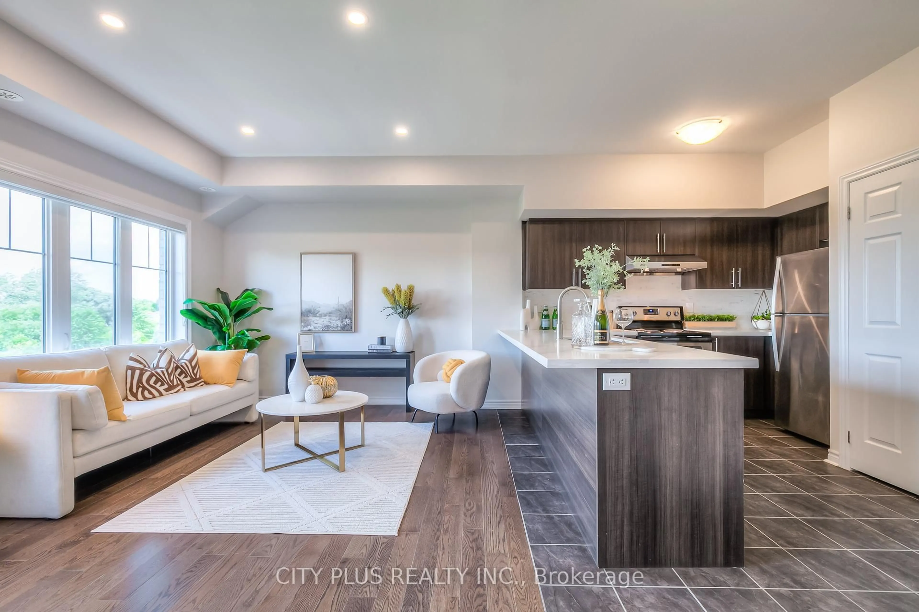 Open concept kitchen, unknown for 13 Eaton Park Lane #16, Toronto Ontario M1W 0A5