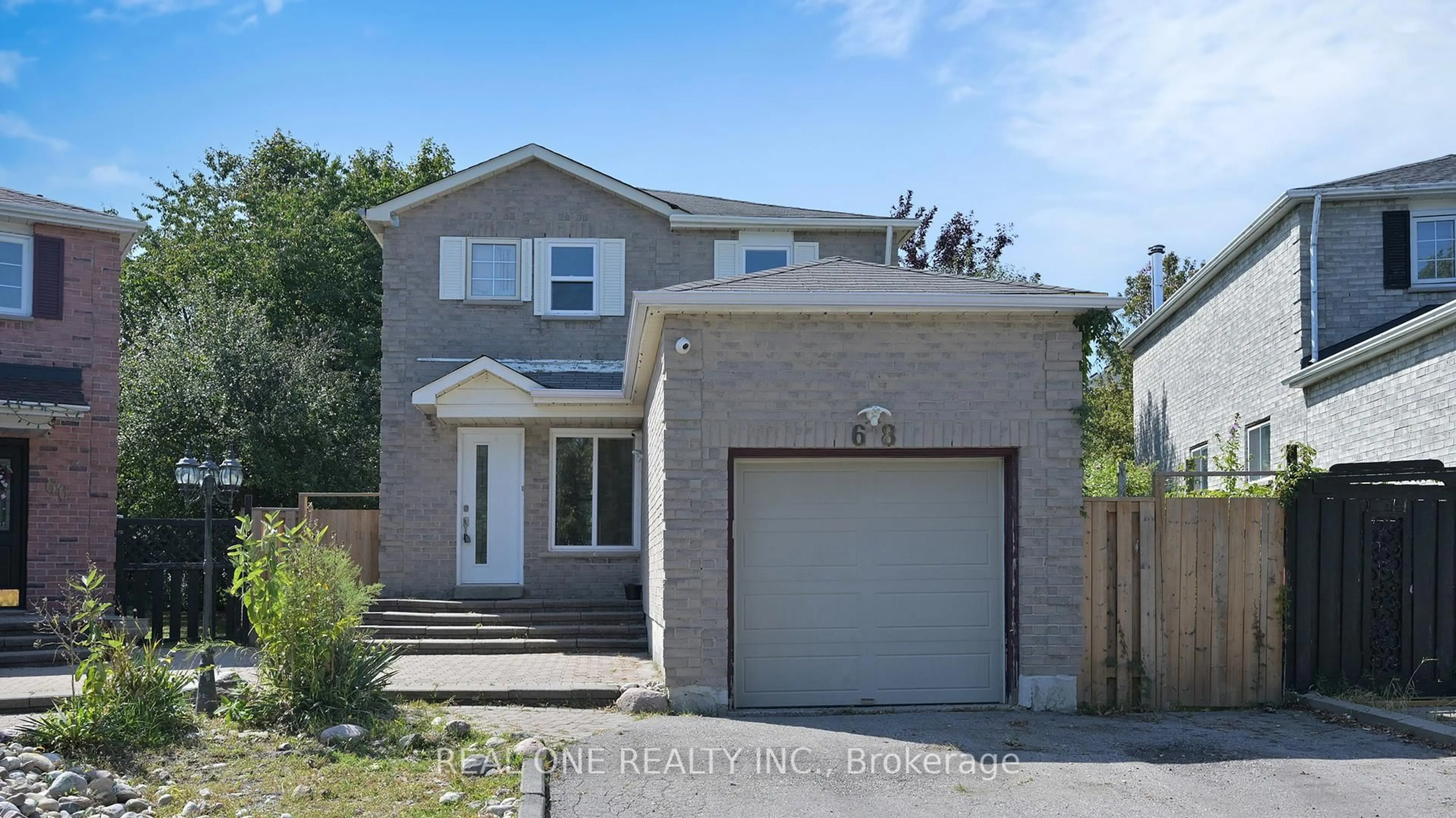 Home with brick exterior material, street for 68 Large Cres, Ajax Ontario L1T 2T1
