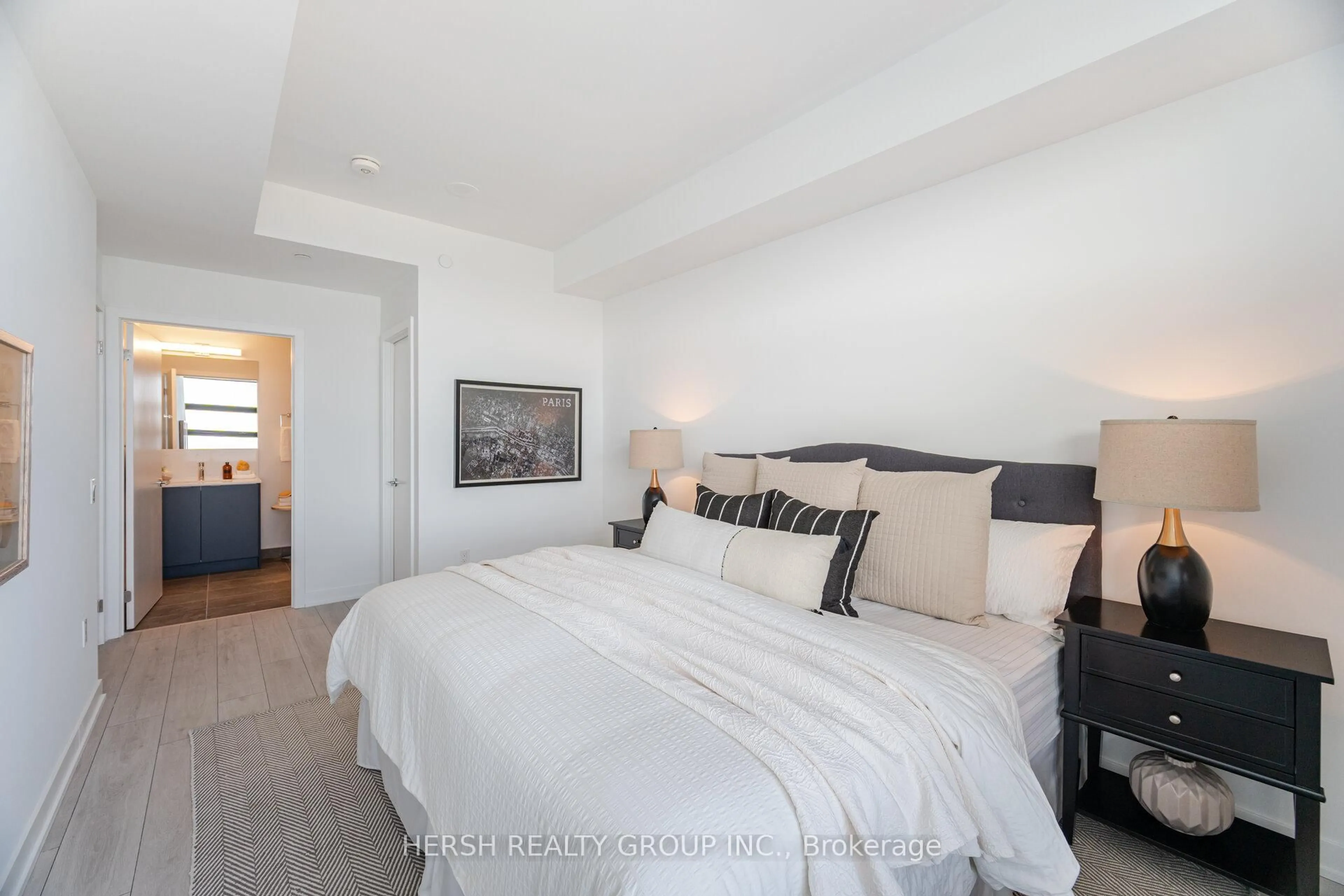 Bedroom with bed, unknown for 1606 Charles St #1604 A, Whitby Ontario L1N 0P1