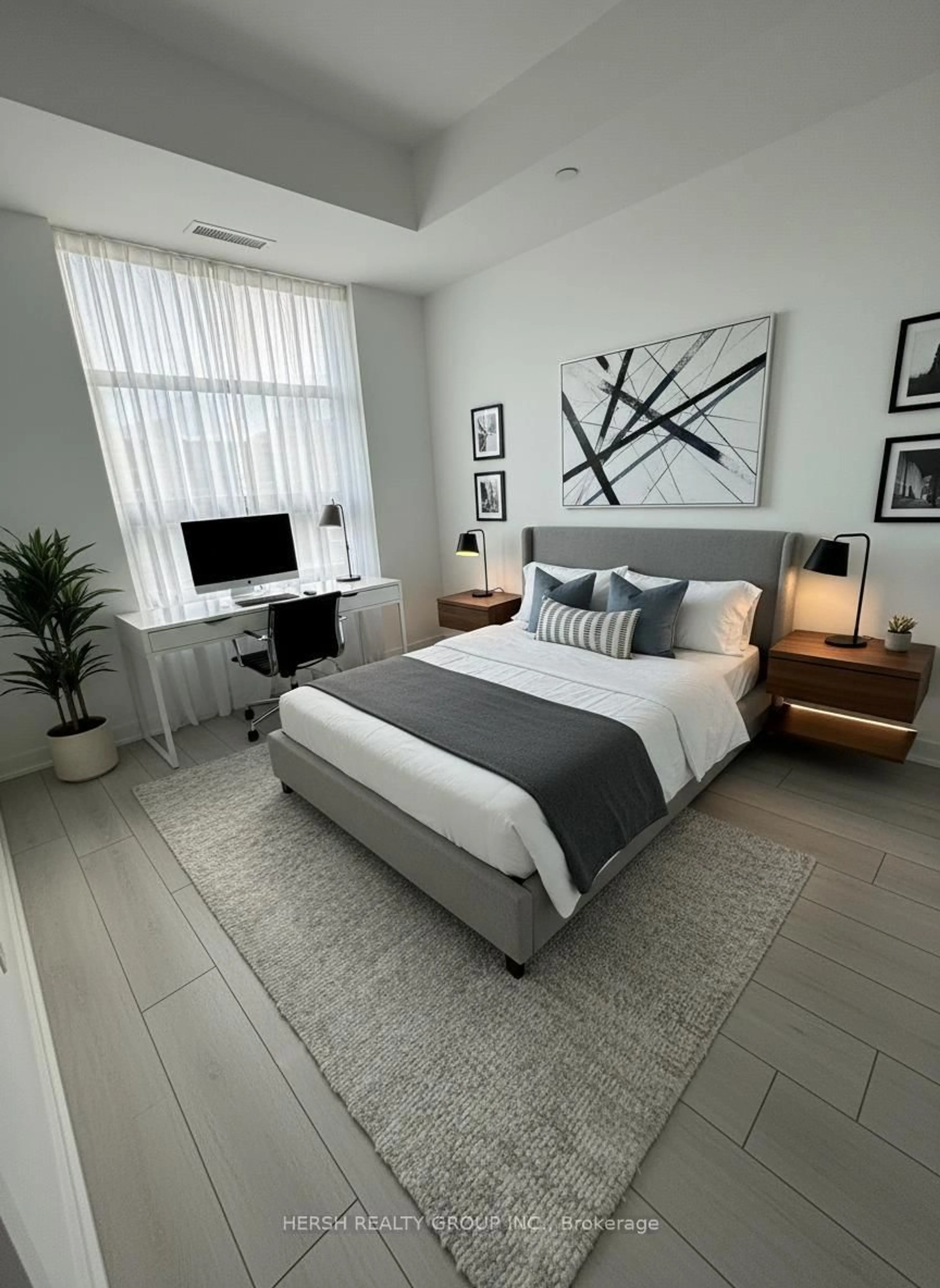 Bedroom with bed, unknown for 1606 Charles St #506, Whitby Ontario L1N 0P1