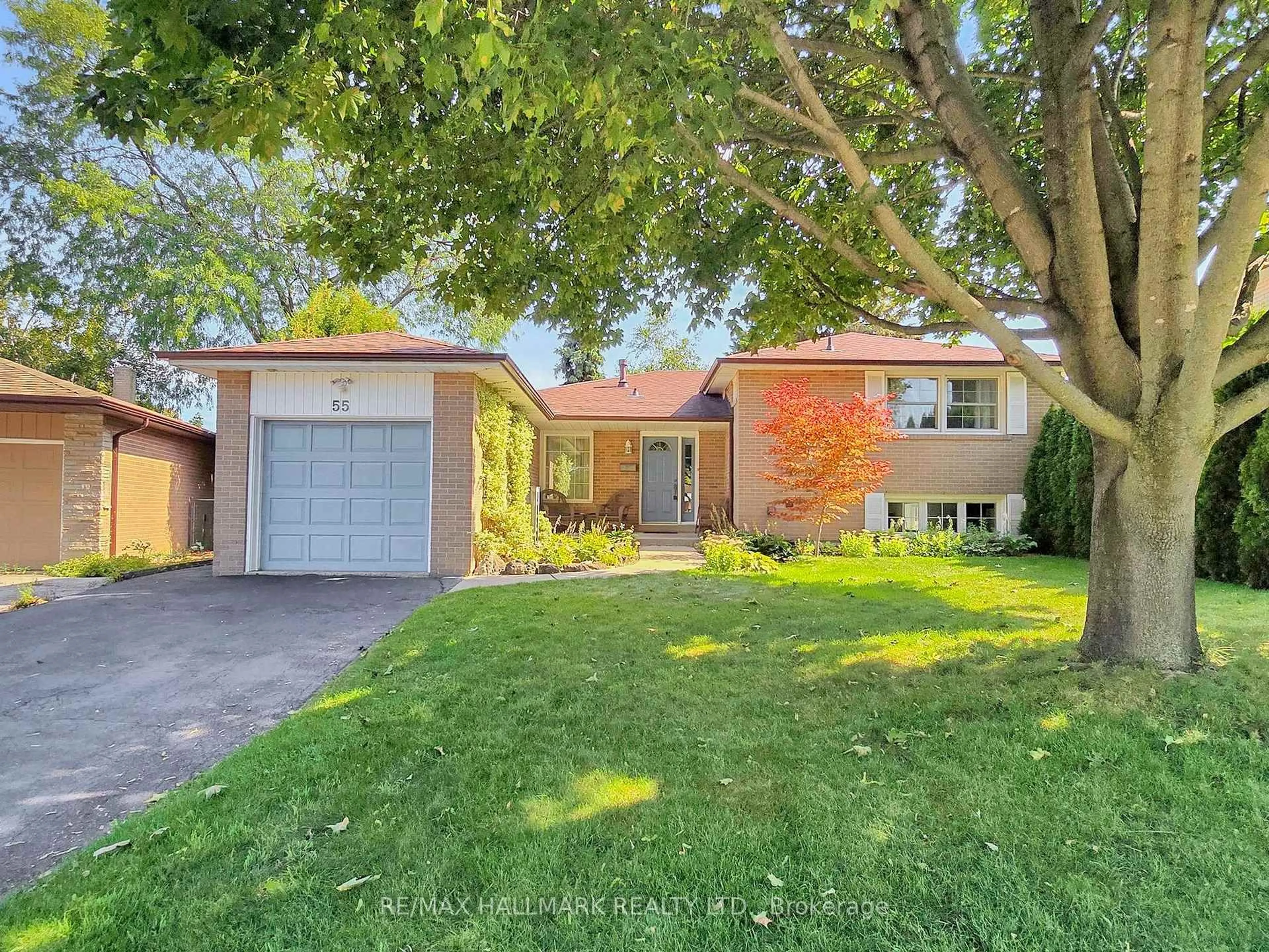 Home with brick exterior material, street for 55 Albacore Cres, Toronto Ontario M1H 2L2