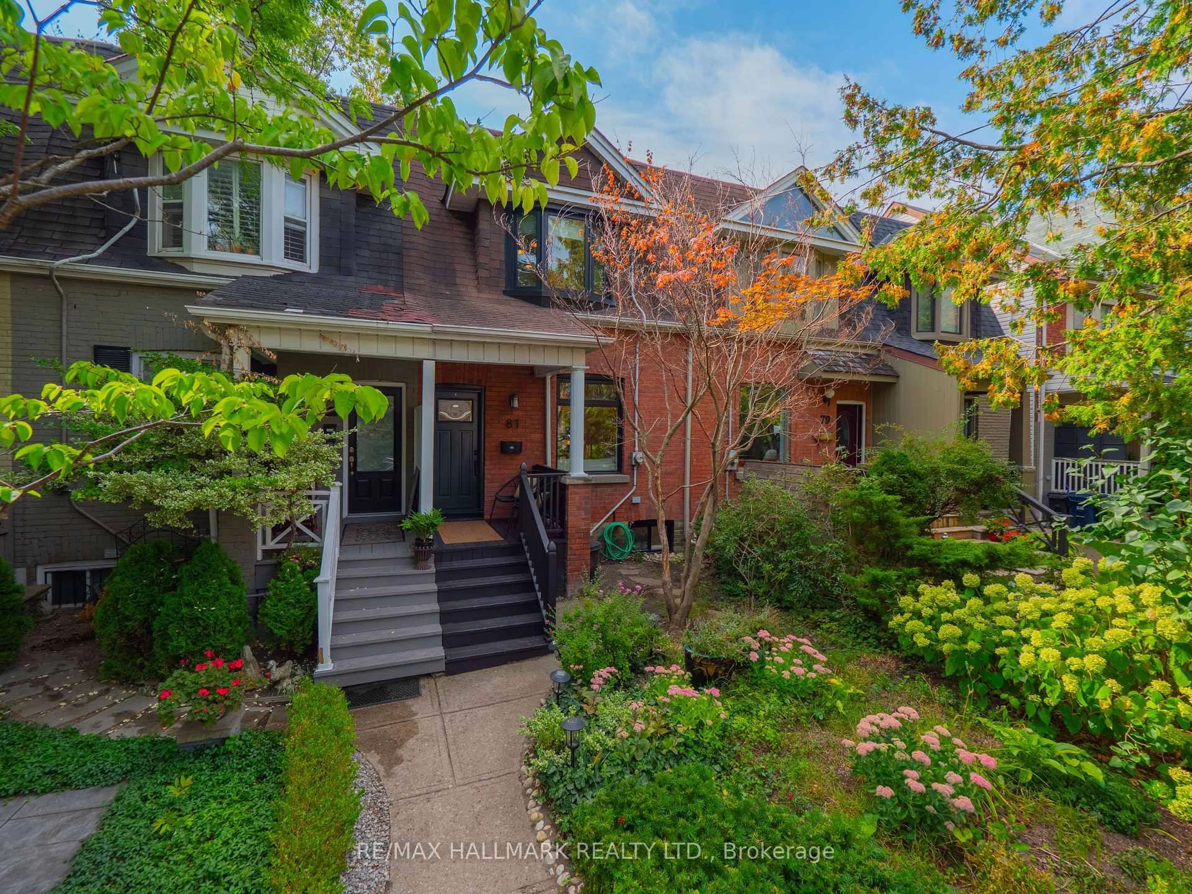 Home with brick exterior material, street for 81 Frizzell Ave, Toronto Ontario M4J 1E2
