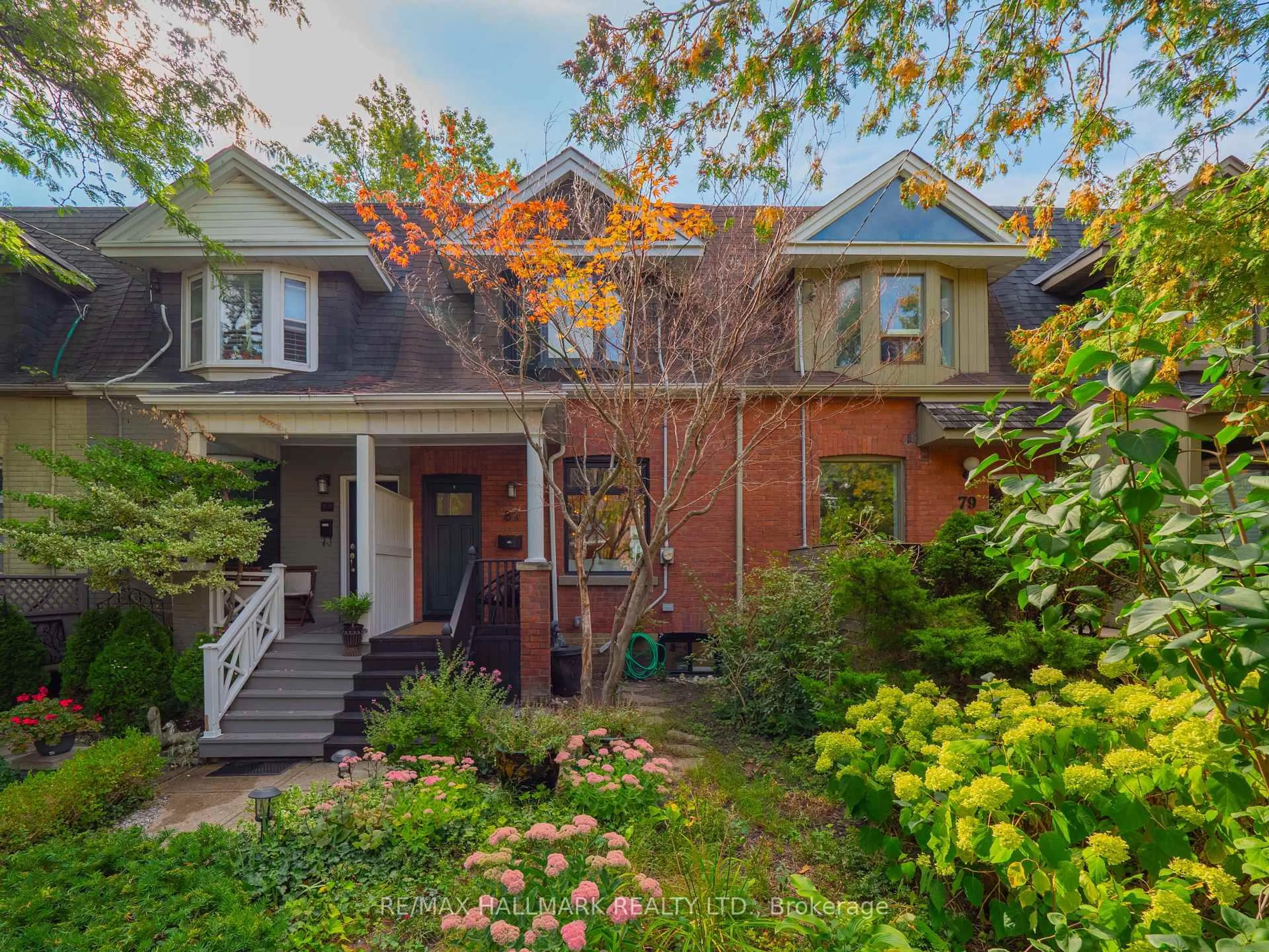 Home with brick exterior material, street for 81 Frizzell Ave, Toronto Ontario M4J 1E2