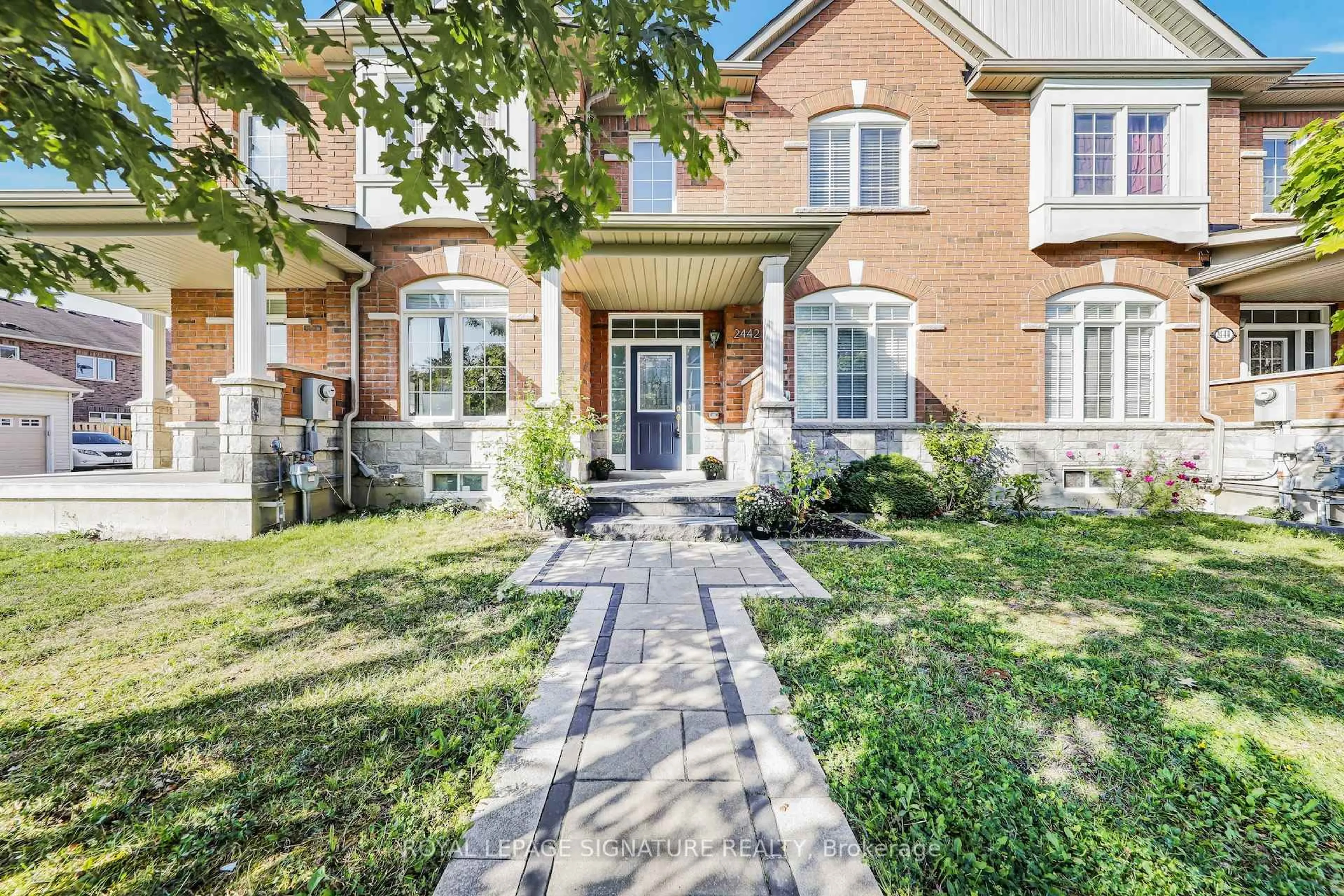 Home with brick exterior material, street for 2442 Earl Grey Ave, Pickering Ontario L1X 0B9
