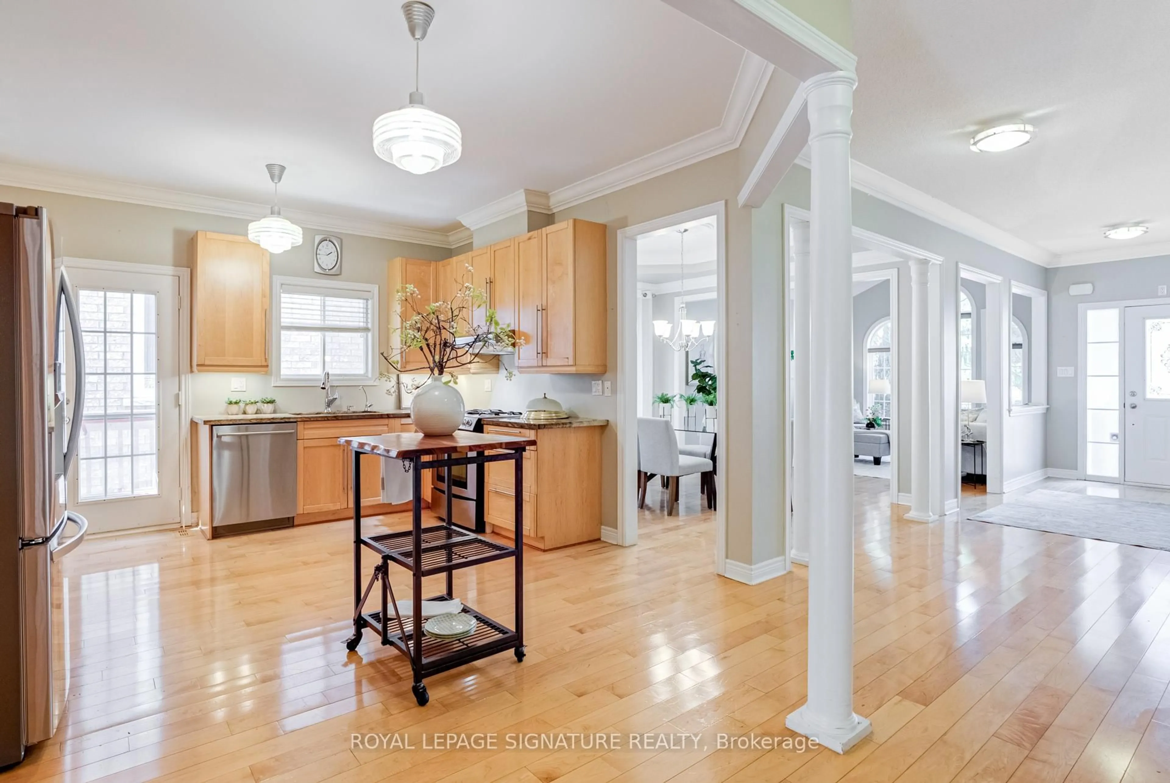 Open concept kitchen, unknown for 19 Driscoll Dr, Ajax Ontario L1T 0J1