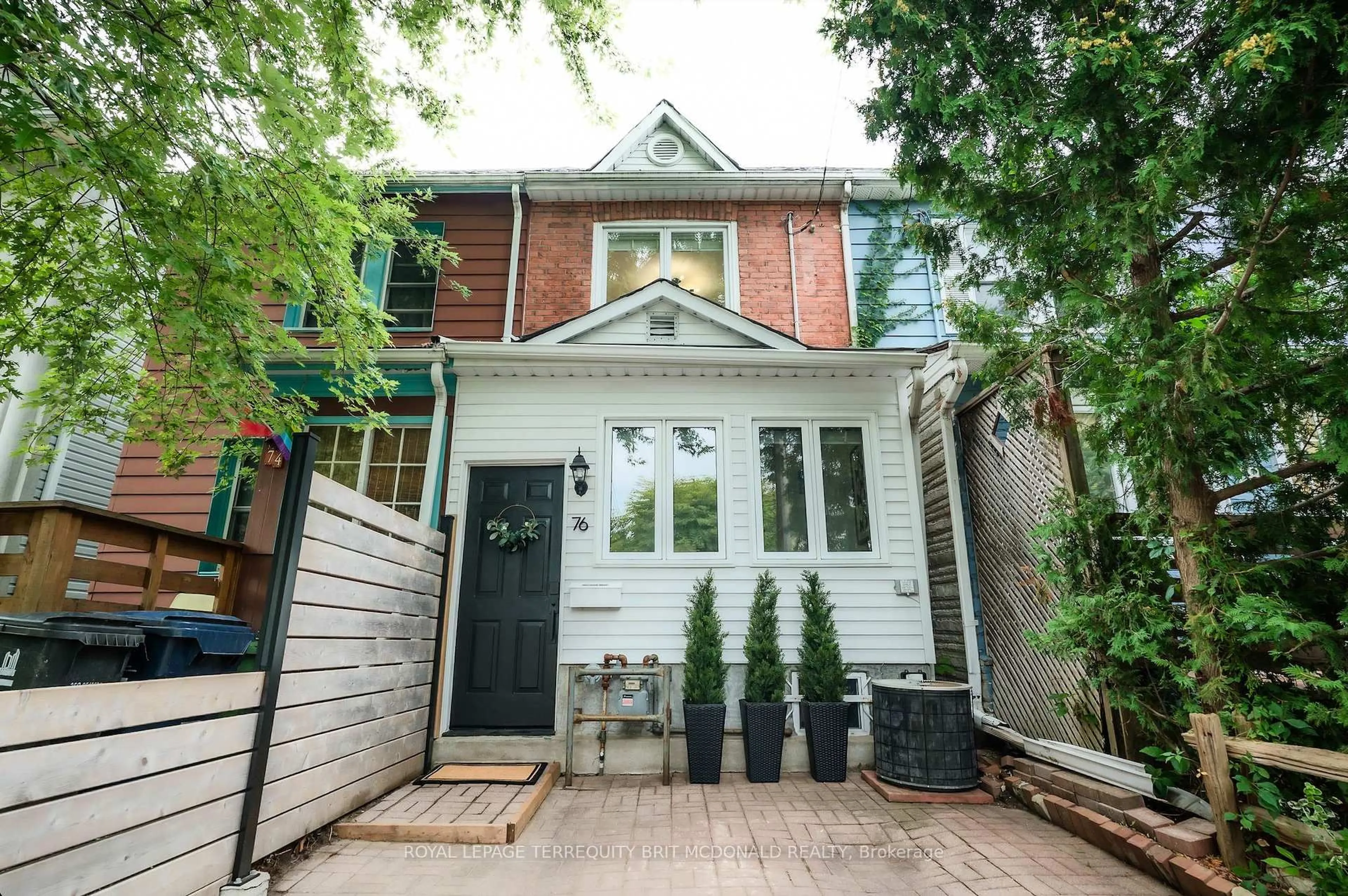 Home with brick exterior material, street for 76 Seymour Ave, Toronto Ontario M4J 3T5