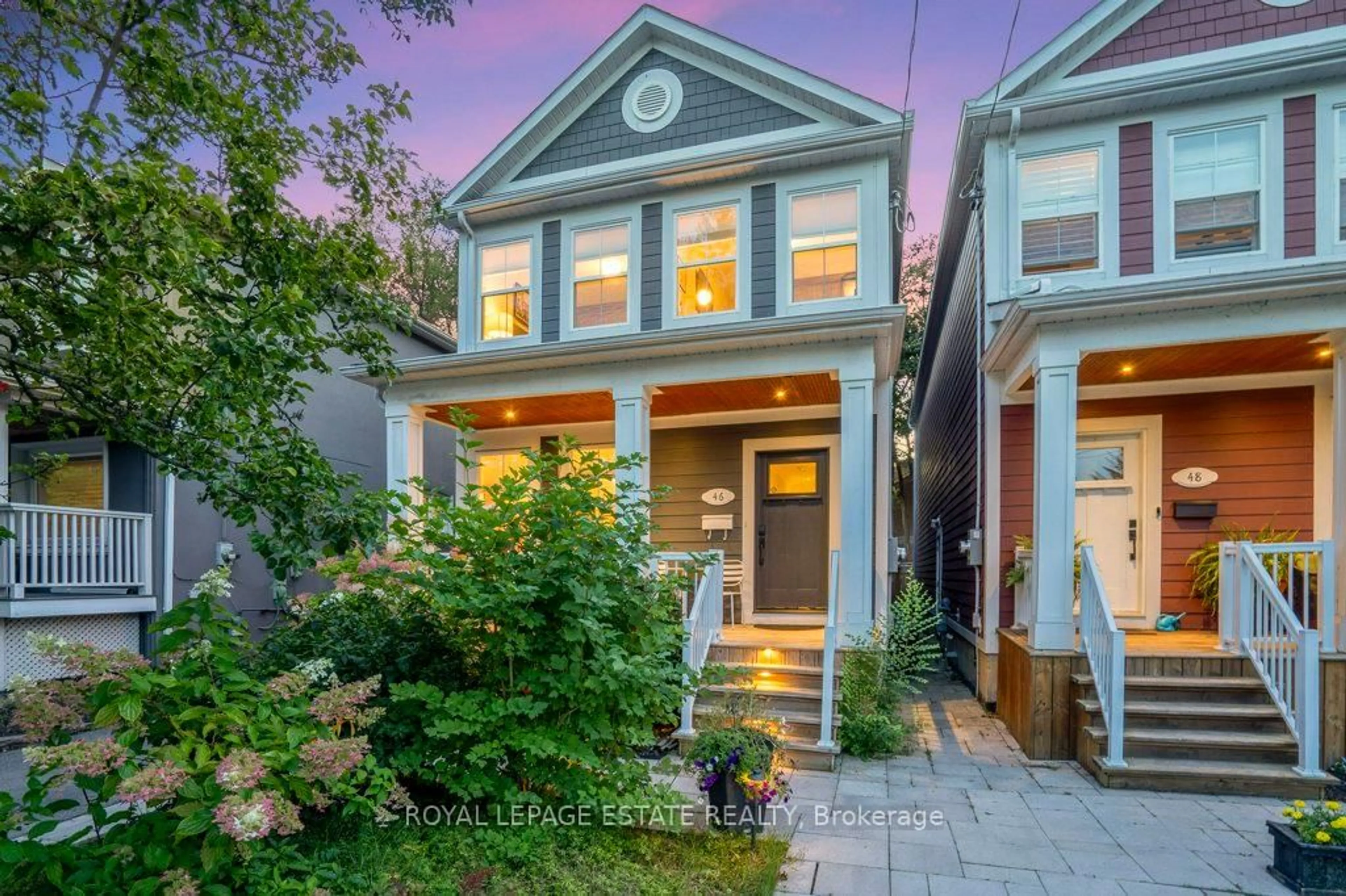 Home with brick exterior material, street for 46 Valhalla Blvd, Toronto Ontario M1N 3B3
