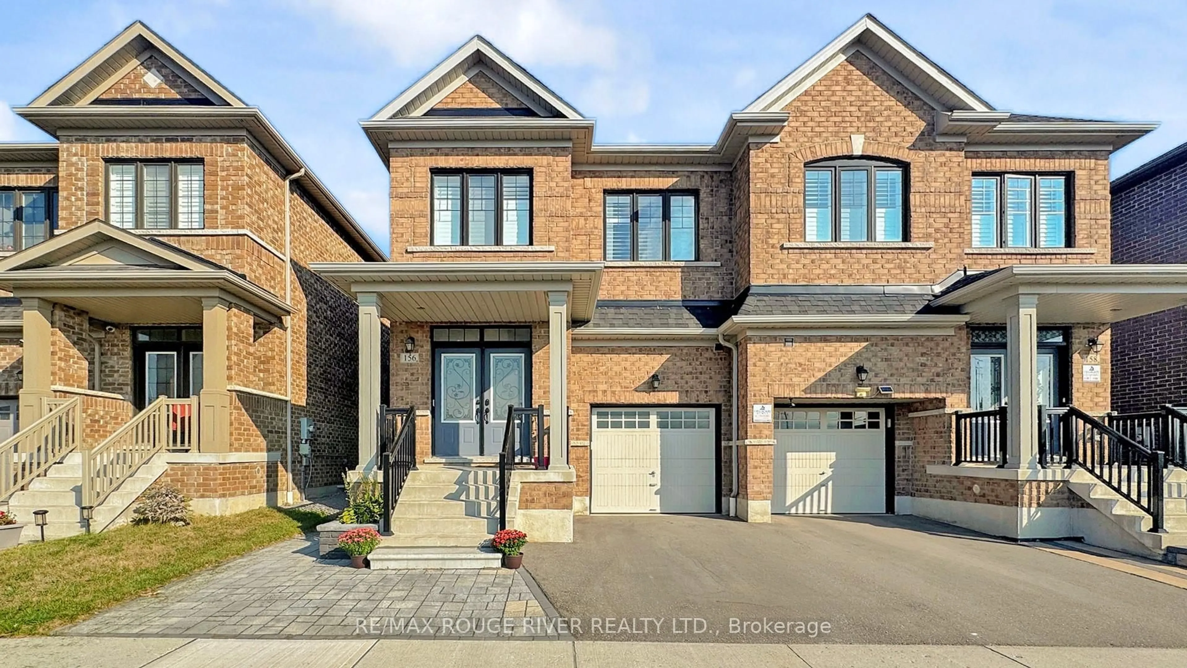 Home with brick exterior material, street for 156 Christine Elliott Ave, Whitby Ontario L1P 0L4