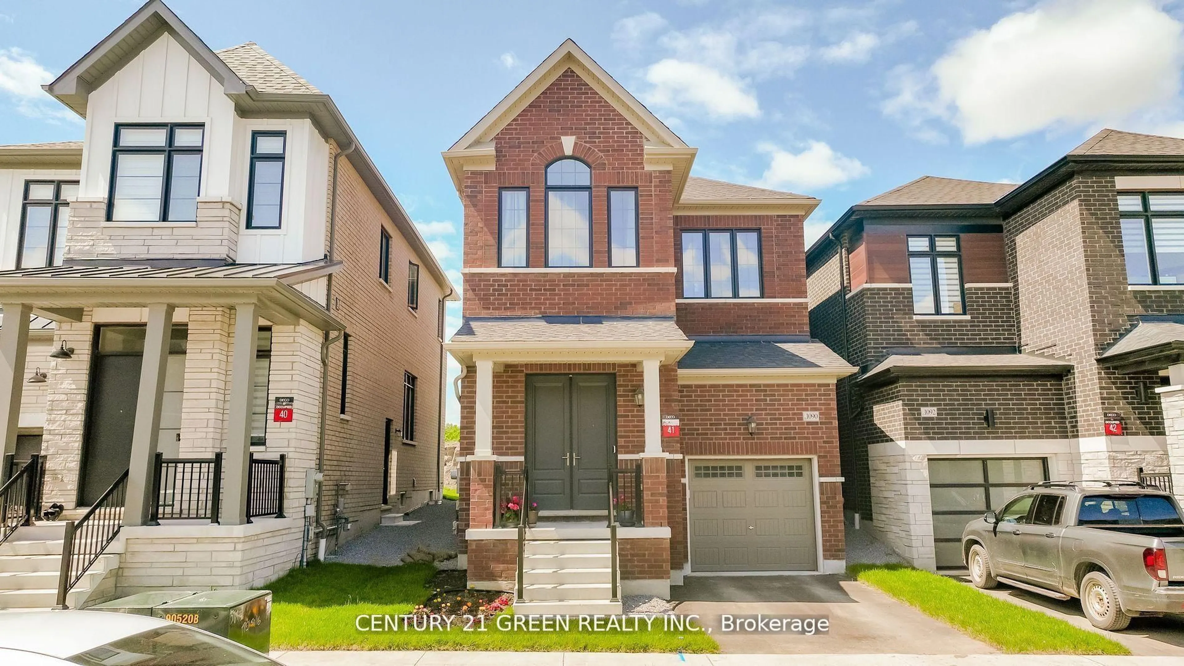 Home with brick exterior material, street for 1090 Pisces Tr, Pickering Ontario L1X 0P8