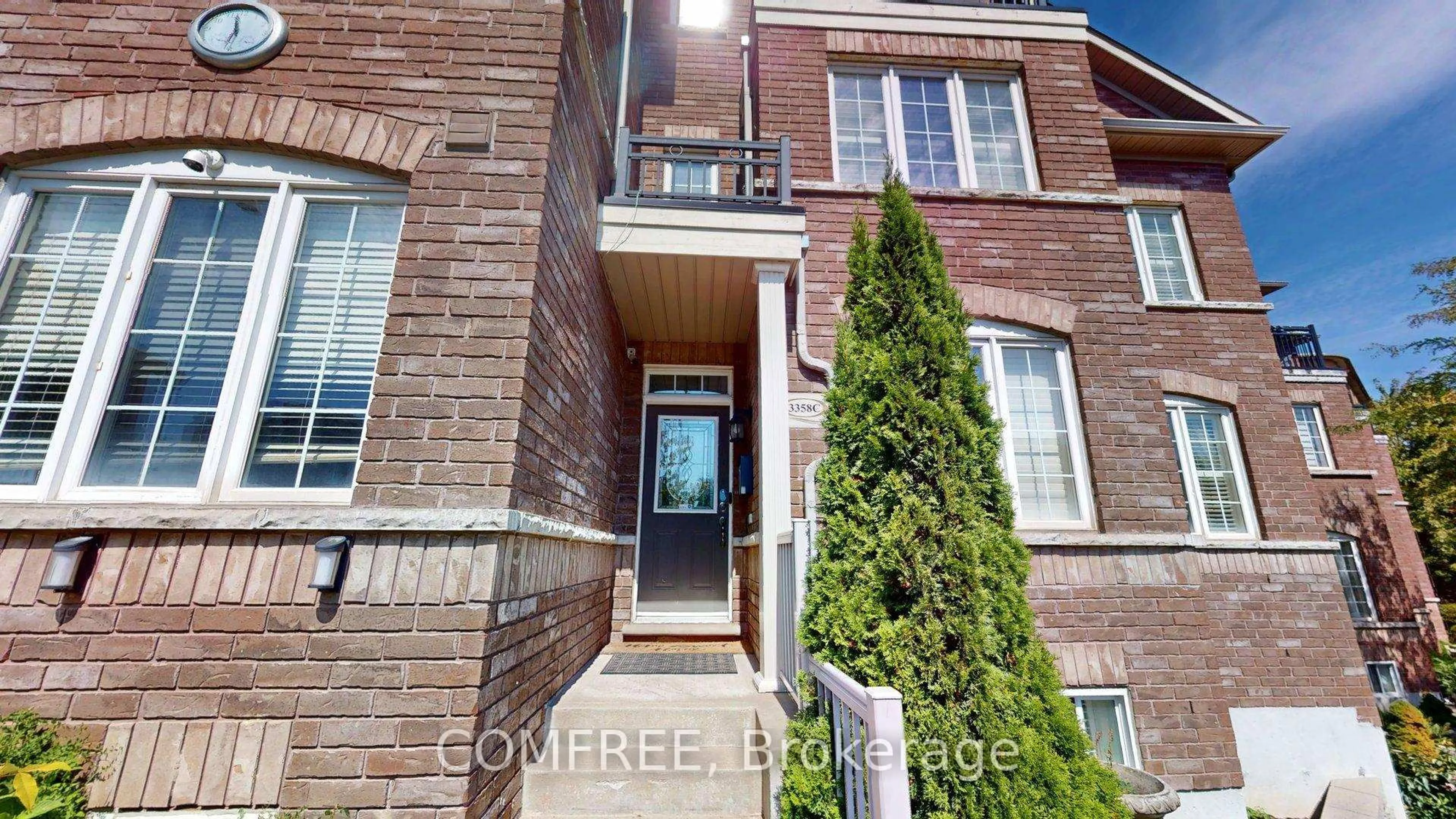 Home with brick exterior material, street for 3358 C Kingston Rd, Toronto Ontario M1M 1R2