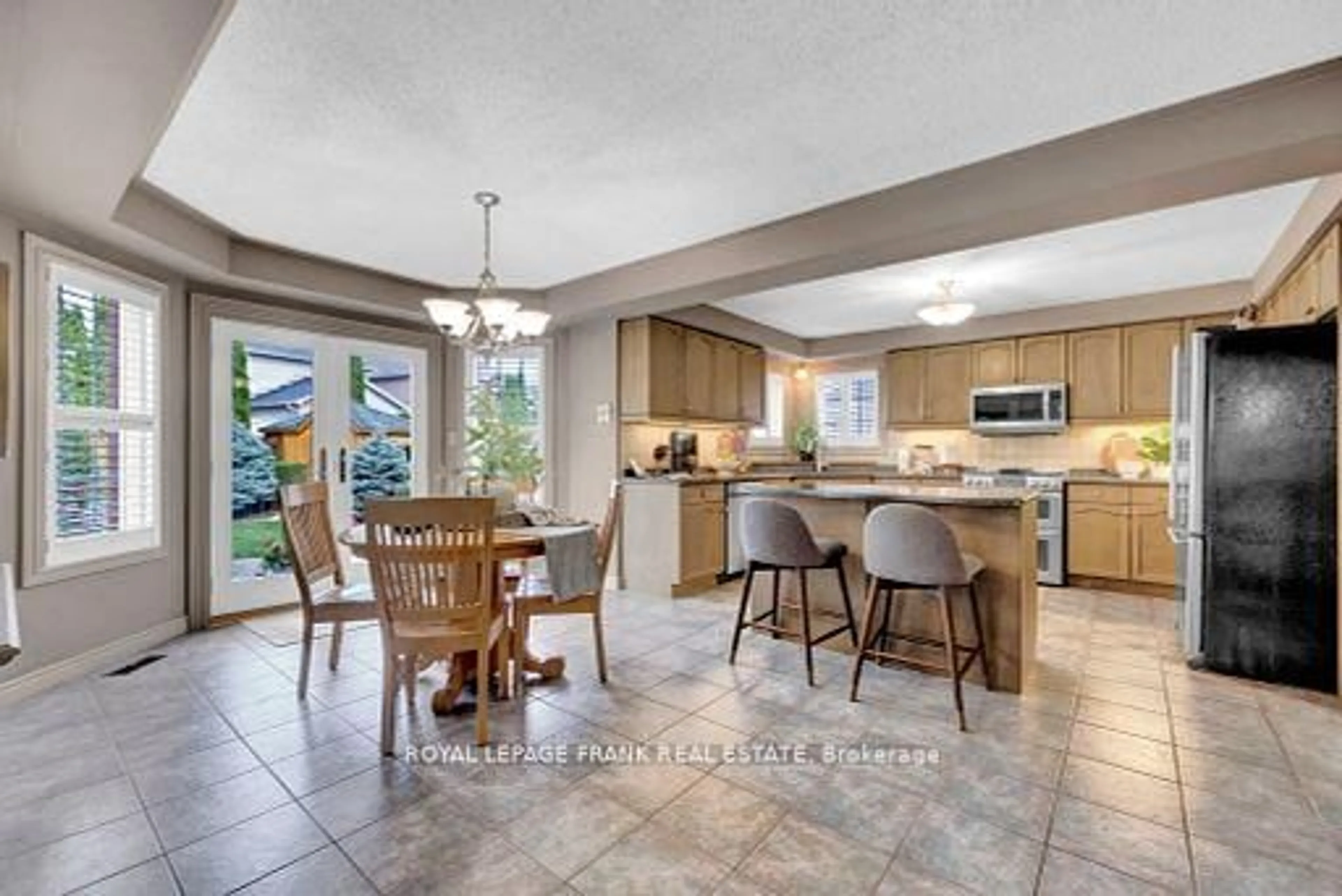 Open concept kitchen, ceramic/tile floor for 3497 Garrard Rd, Whitby Ontario L1R 3C8