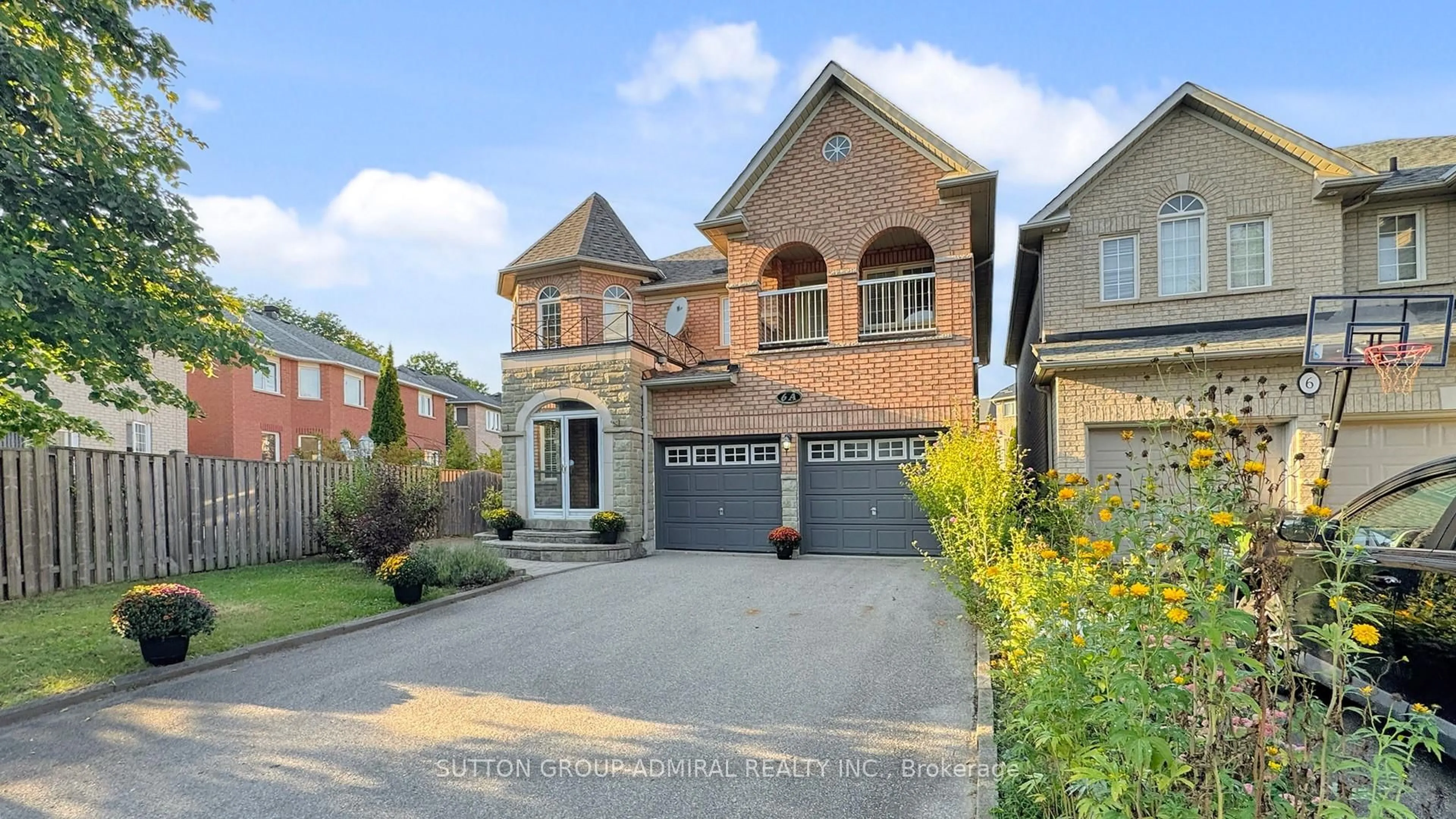 Home with brick exterior material, street for 6A Steppingstone Tr, Toronto Ontario M1X 2A5