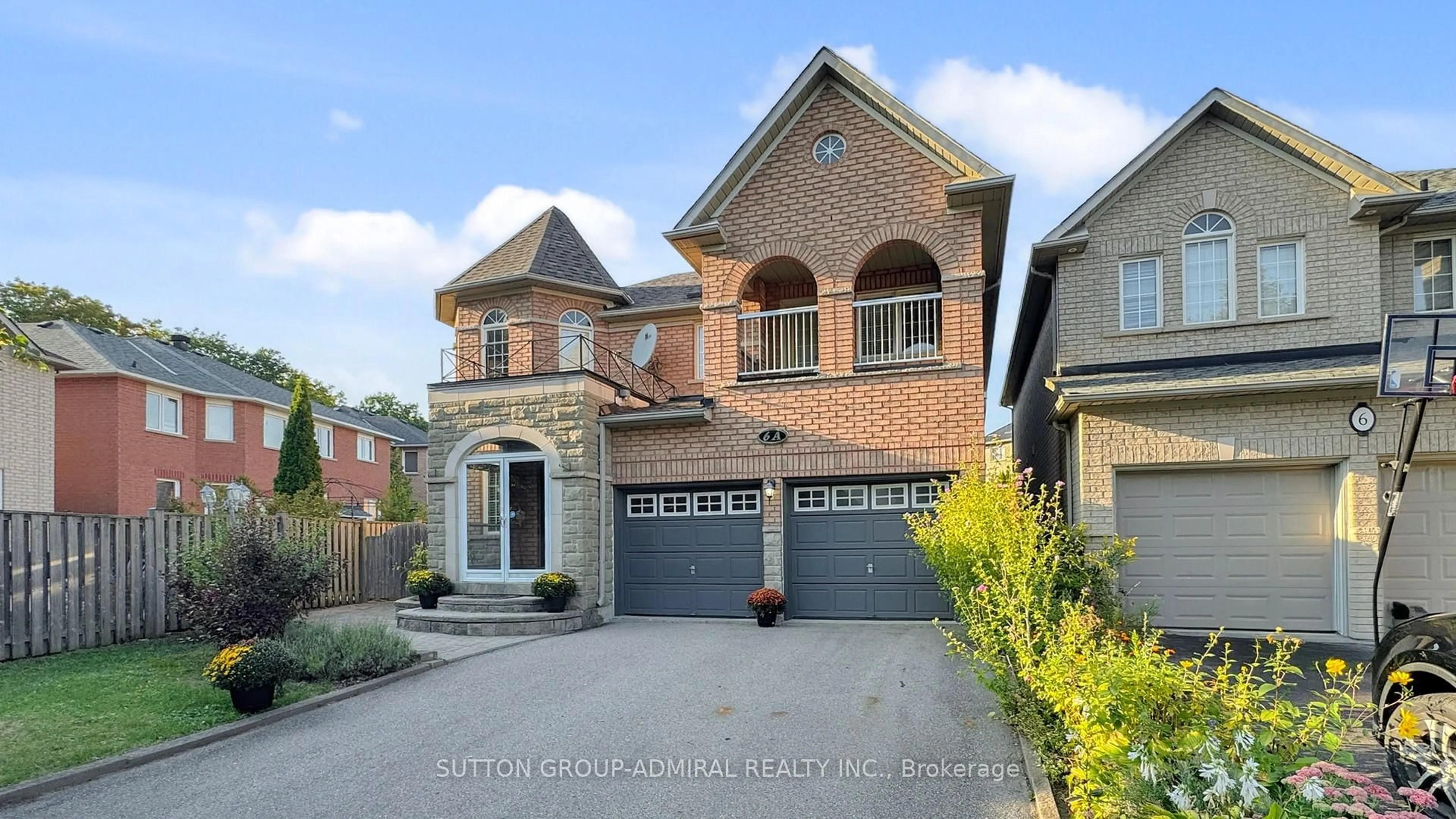 Home with brick exterior material, street for 6A Steppingstone Tr, Toronto Ontario M1X 2A5