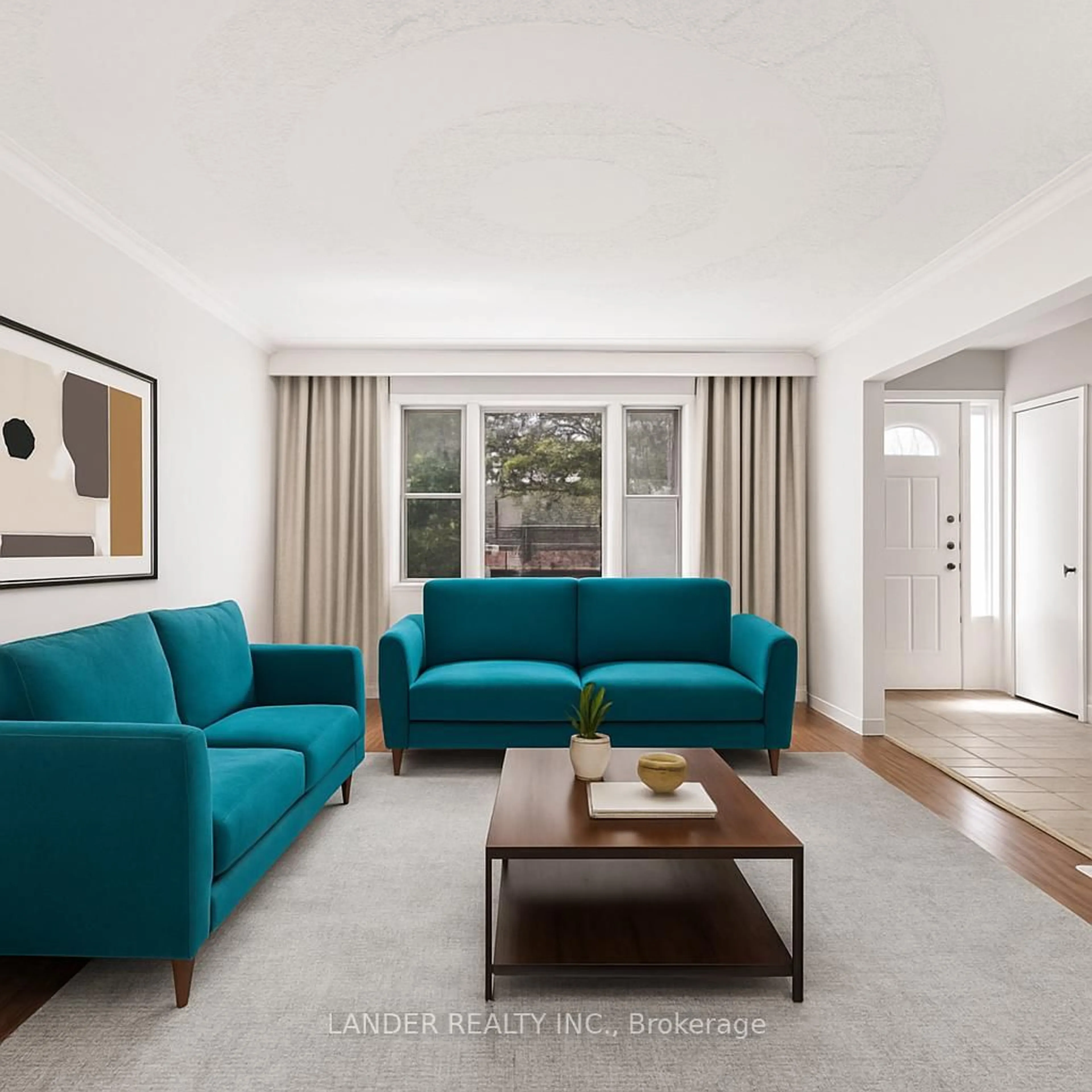 Living room with furniture, unknown for 80 Minerva Ave, Toronto Ontario M1M 1V5