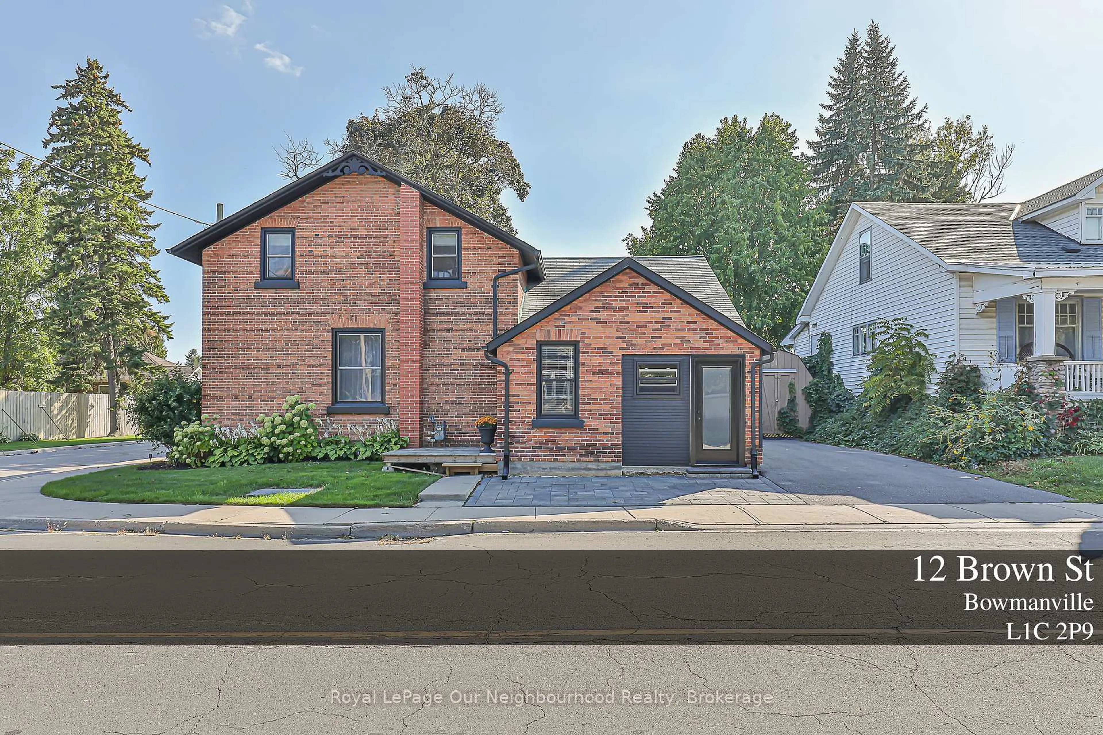 Home with brick exterior material, street for 12 Brown St, Clarington Ontario L1C 2P9