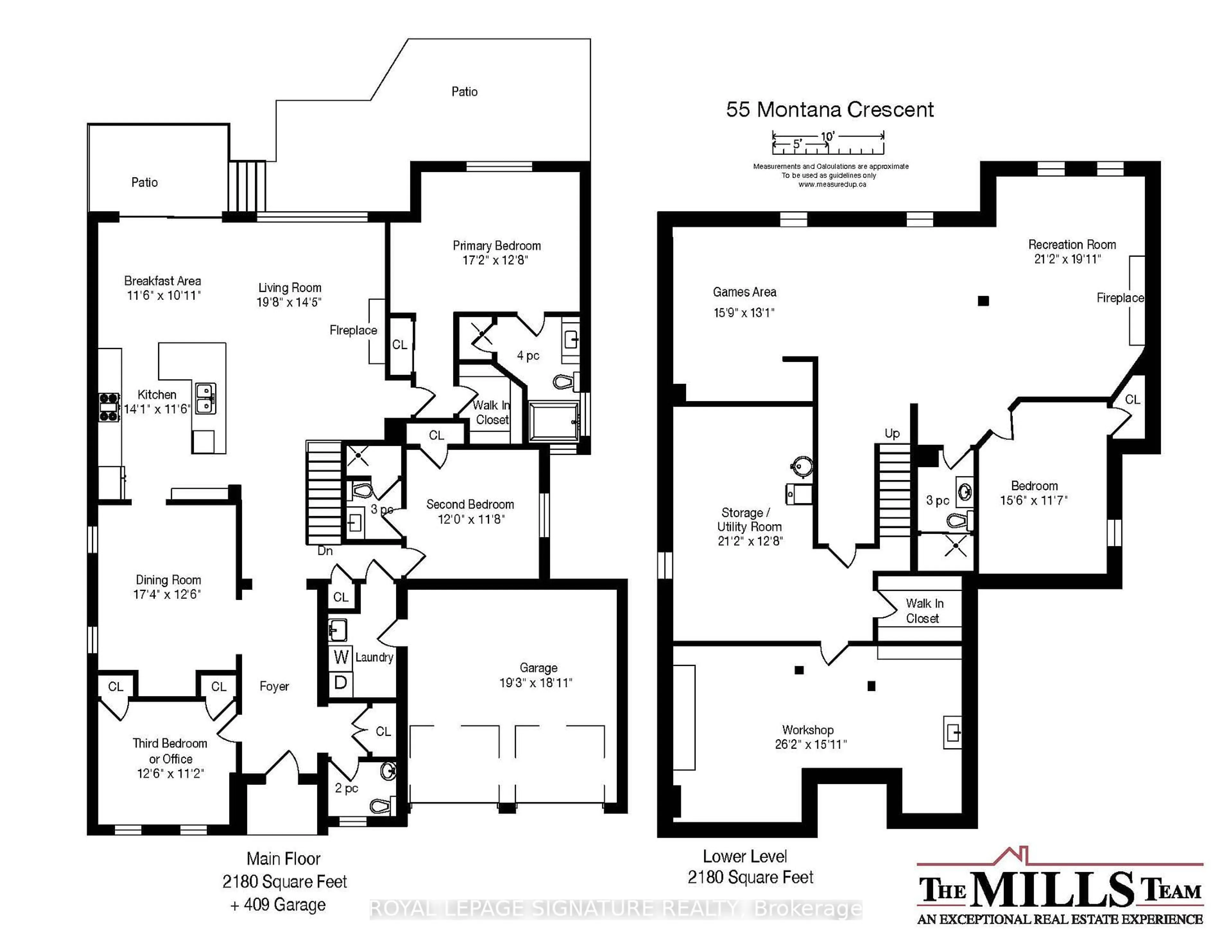 Floor plan for 55 Montana Cres, Whitby Ontario L1M 0G4