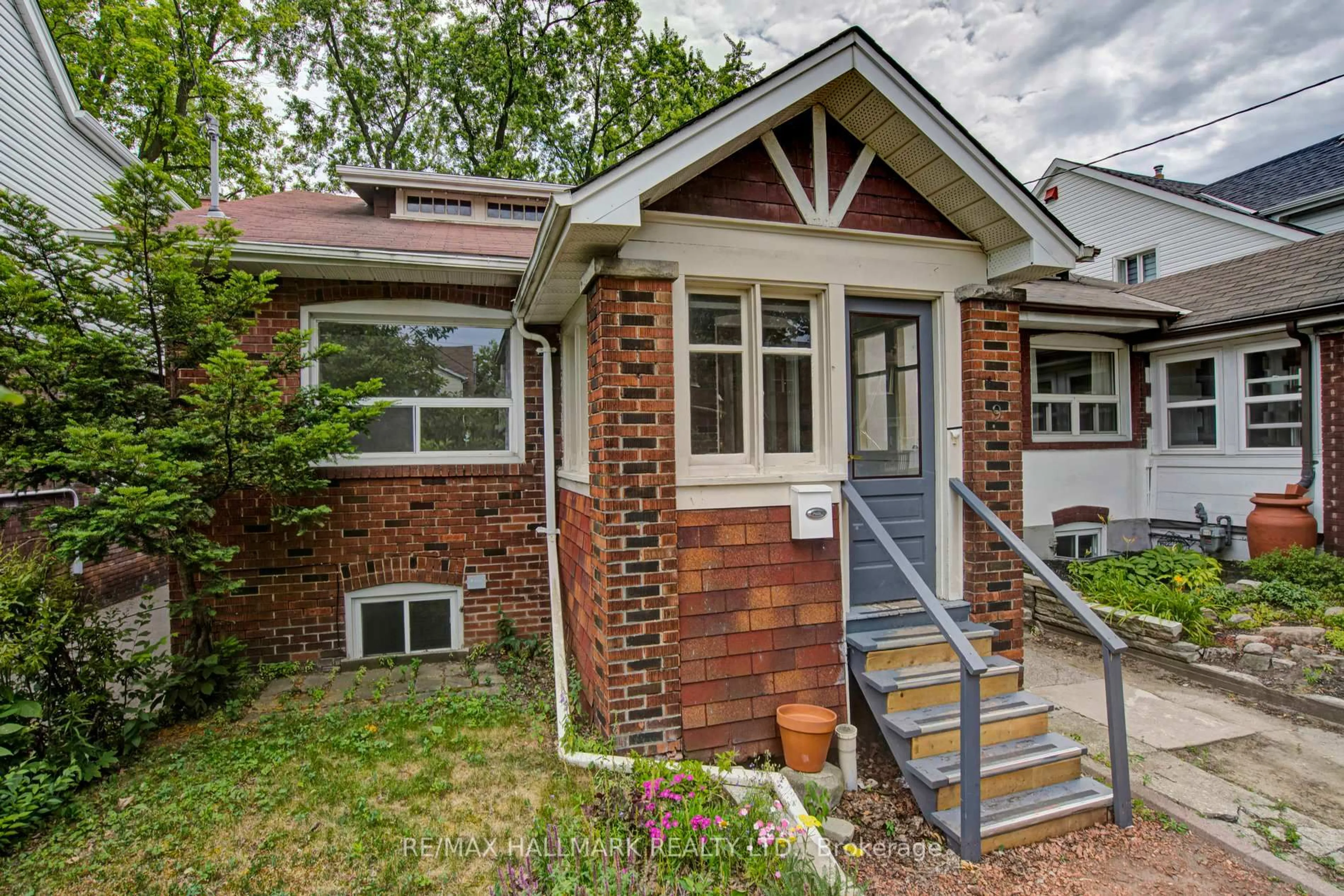 Home with brick exterior material, street for 9 Costain Ave, Toronto Ontario M4E 2G7