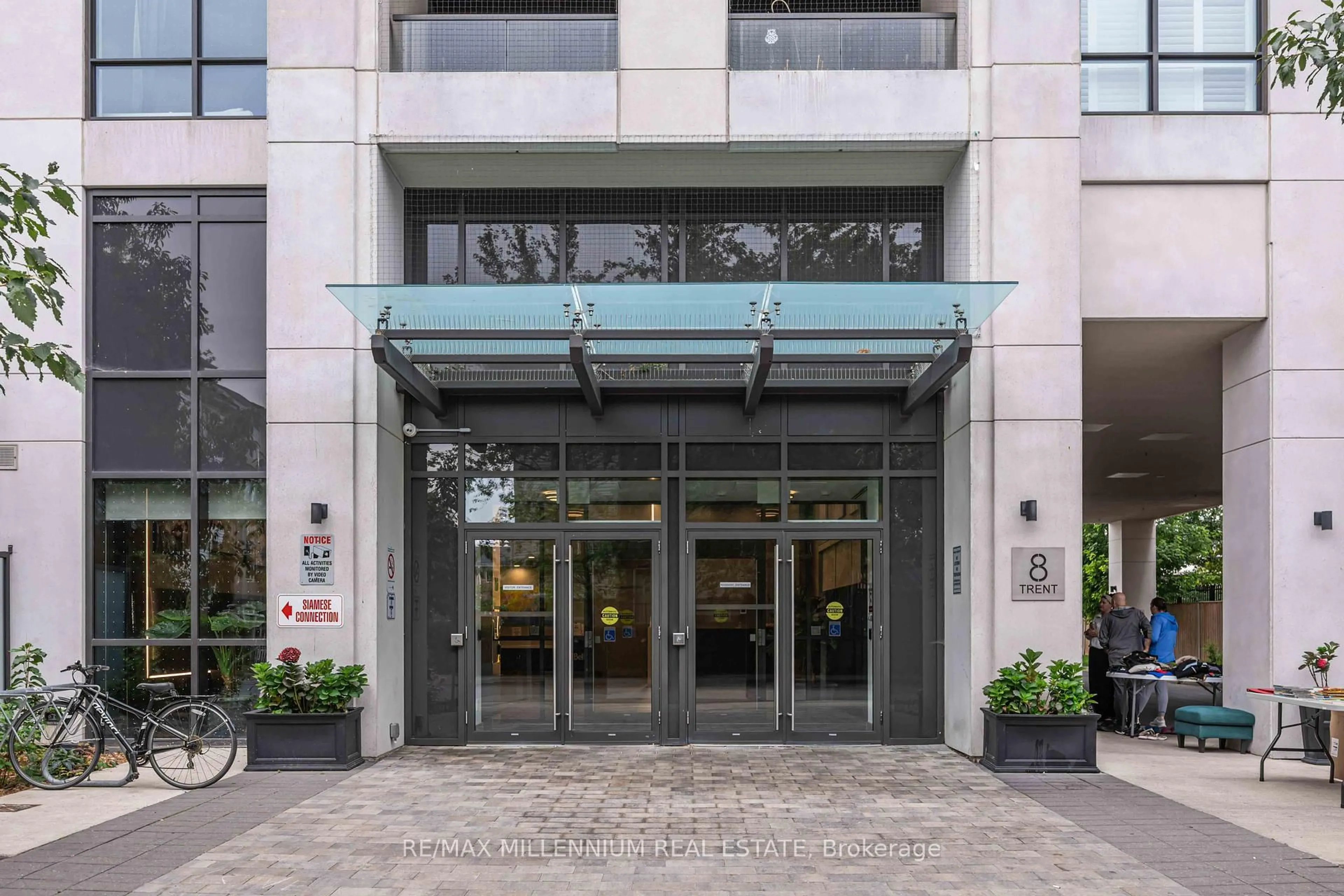 Indoor foyer for 8 Trent Ave #407, Toronto Ontario M4C 0A6