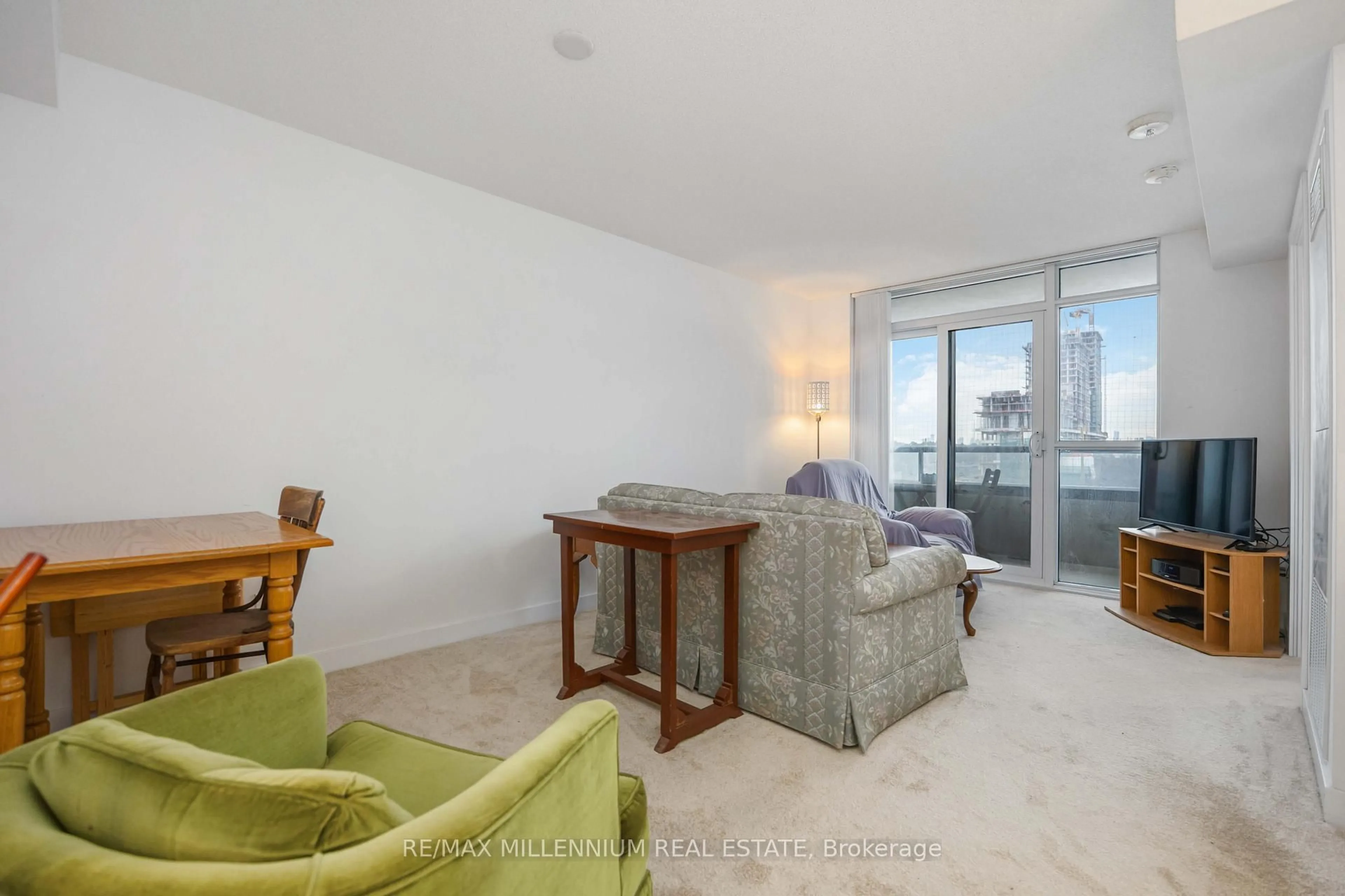 Living room with furniture, unknown for 8 Trent Ave #407, Toronto Ontario M4C 0A6