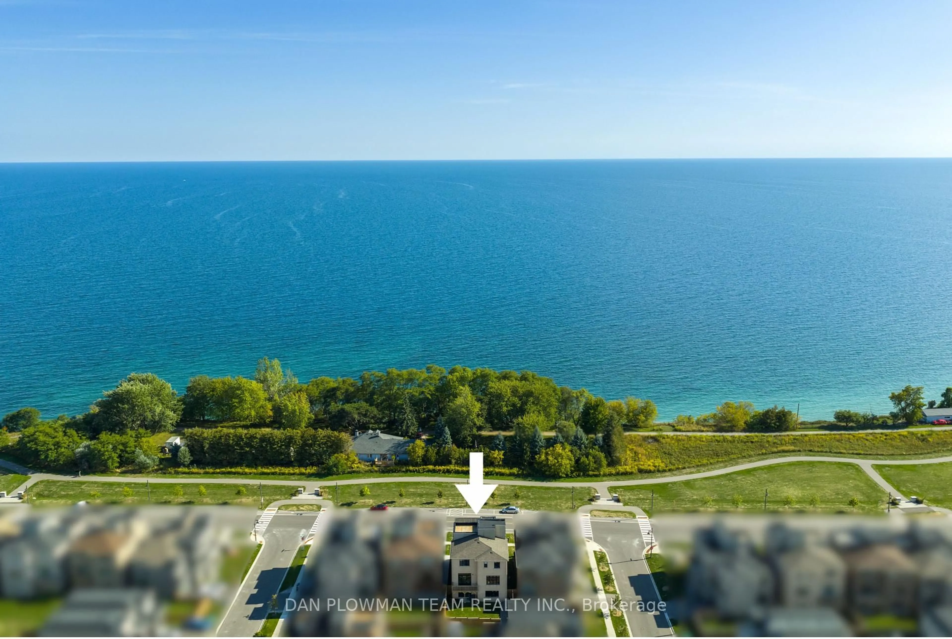A pic from outside/outdoor area/front of a property/back of a property/a pic from drone, water/lake/river/ocean view for 215 Port Darlington Rd, Clarington Ontario L1C 4A7