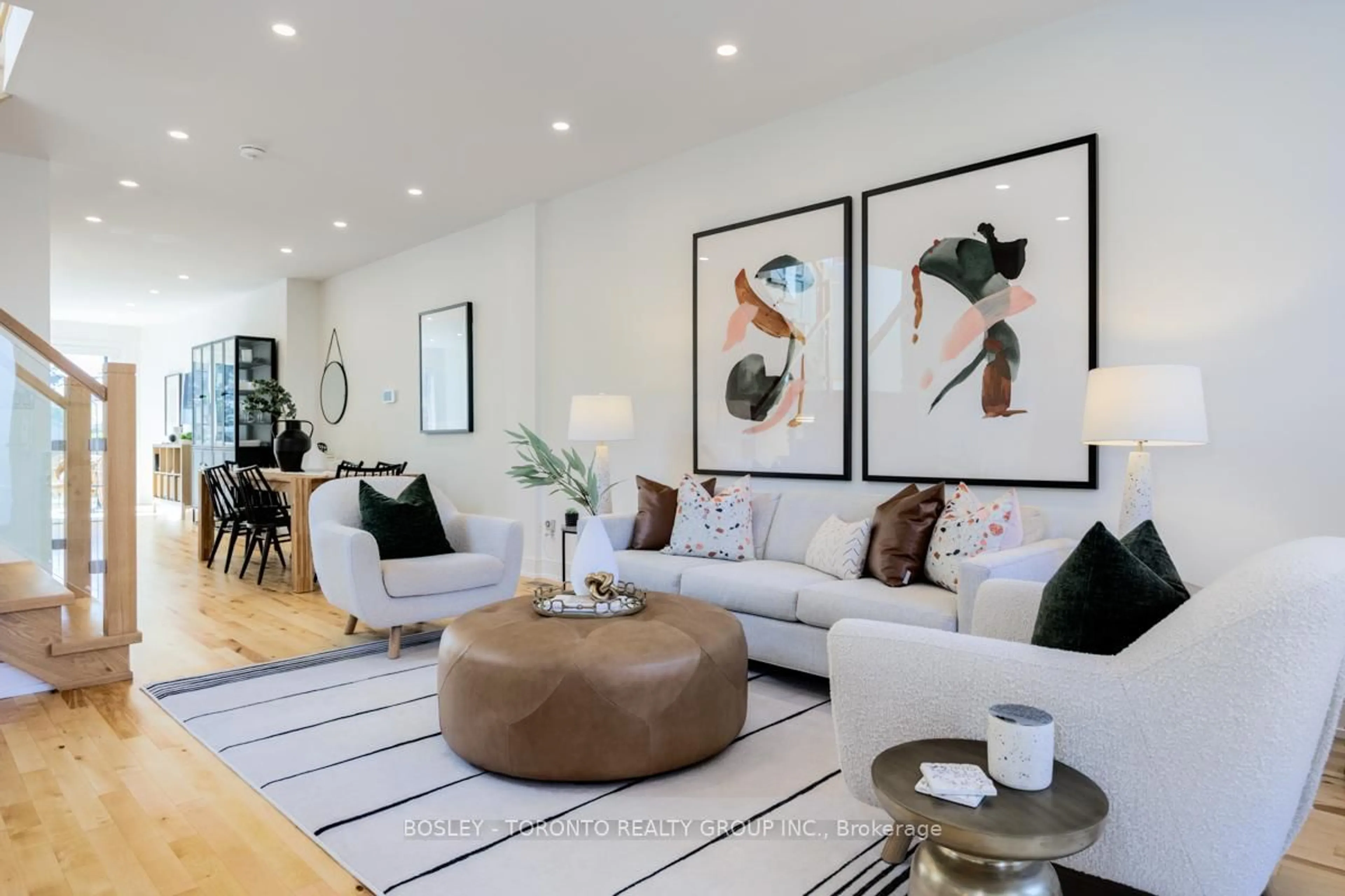 Living room with furniture, unknown for 1050 Greenwood Ave, Toronto Ontario M4J 4E1