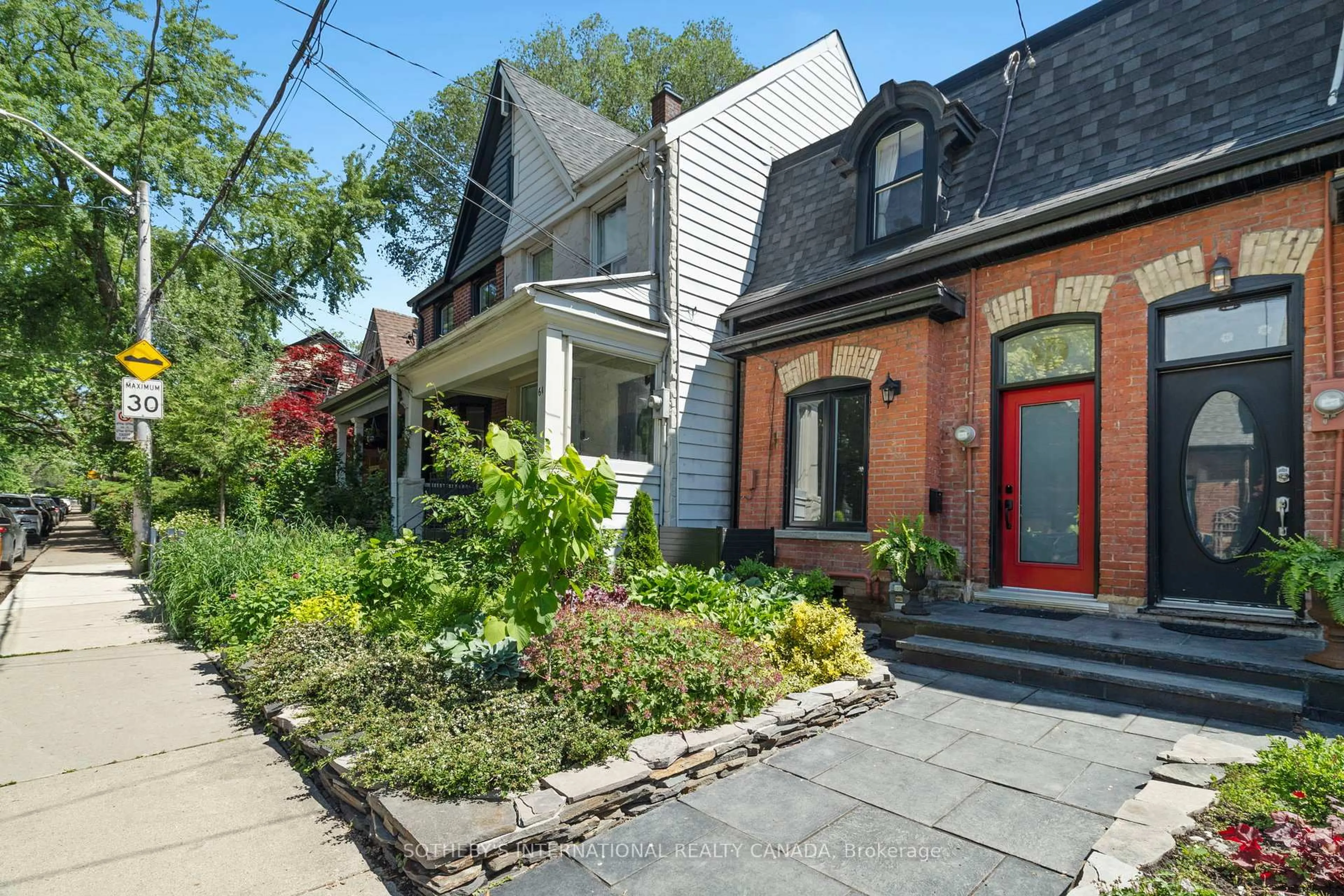 Home with brick exterior material, street for 59 De Grassi St, Toronto Ontario M4M 2K5