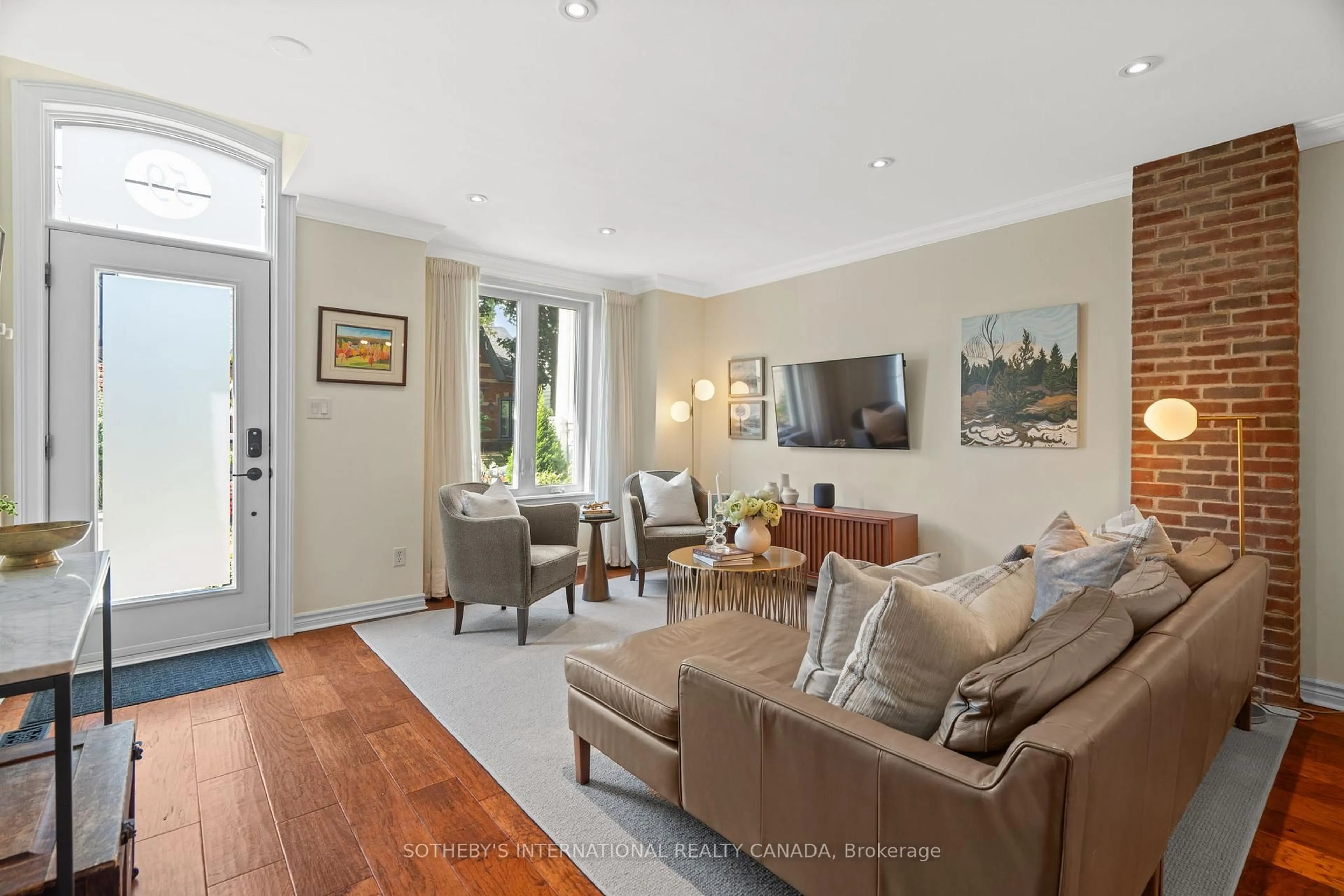 Living room with furniture, unknown for 59 De Grassi St, Toronto Ontario M4M 2K5