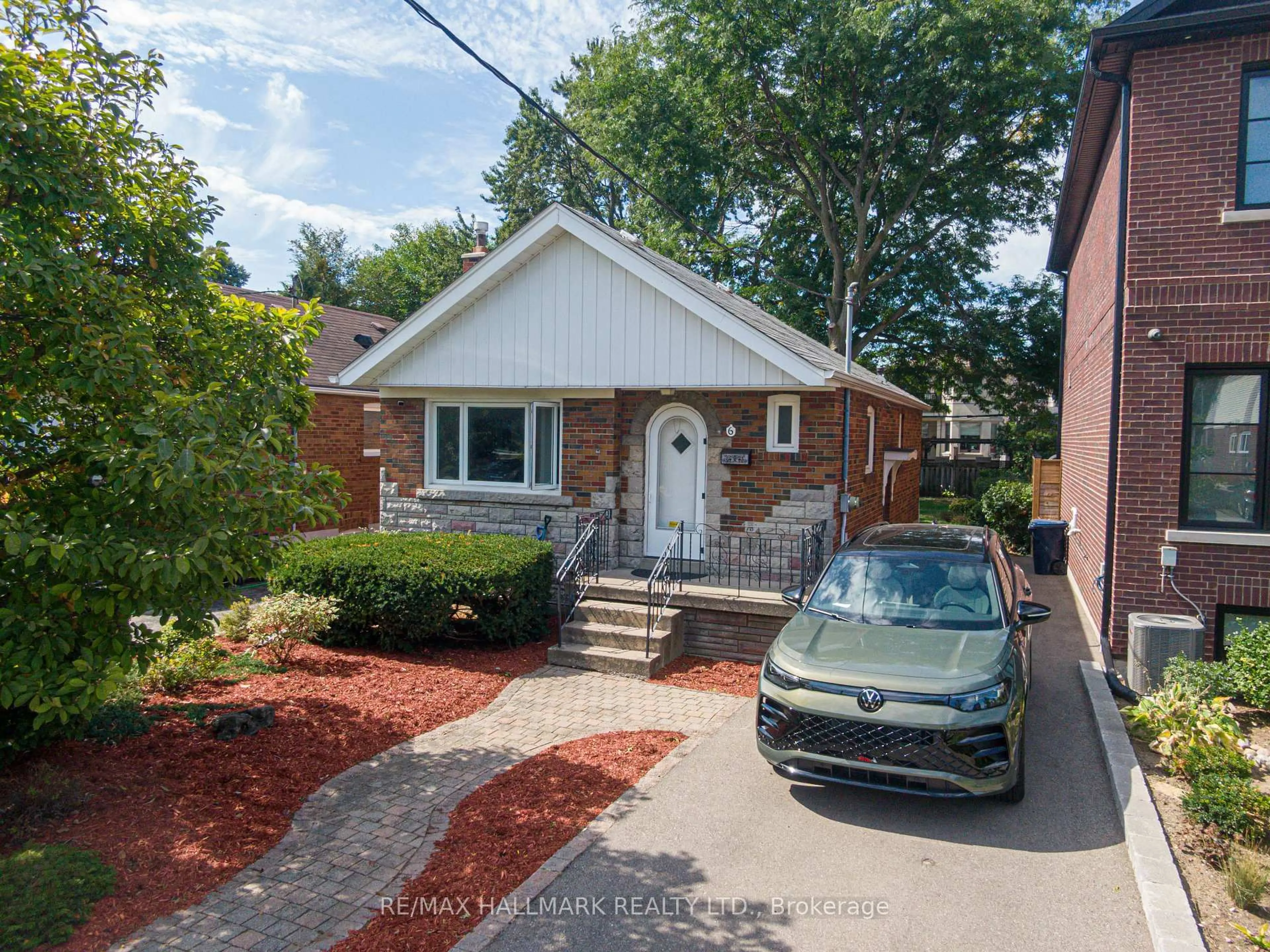 Home with brick exterior material, street for 6 Athlone Rd, Toronto Ontario M4J 4H2