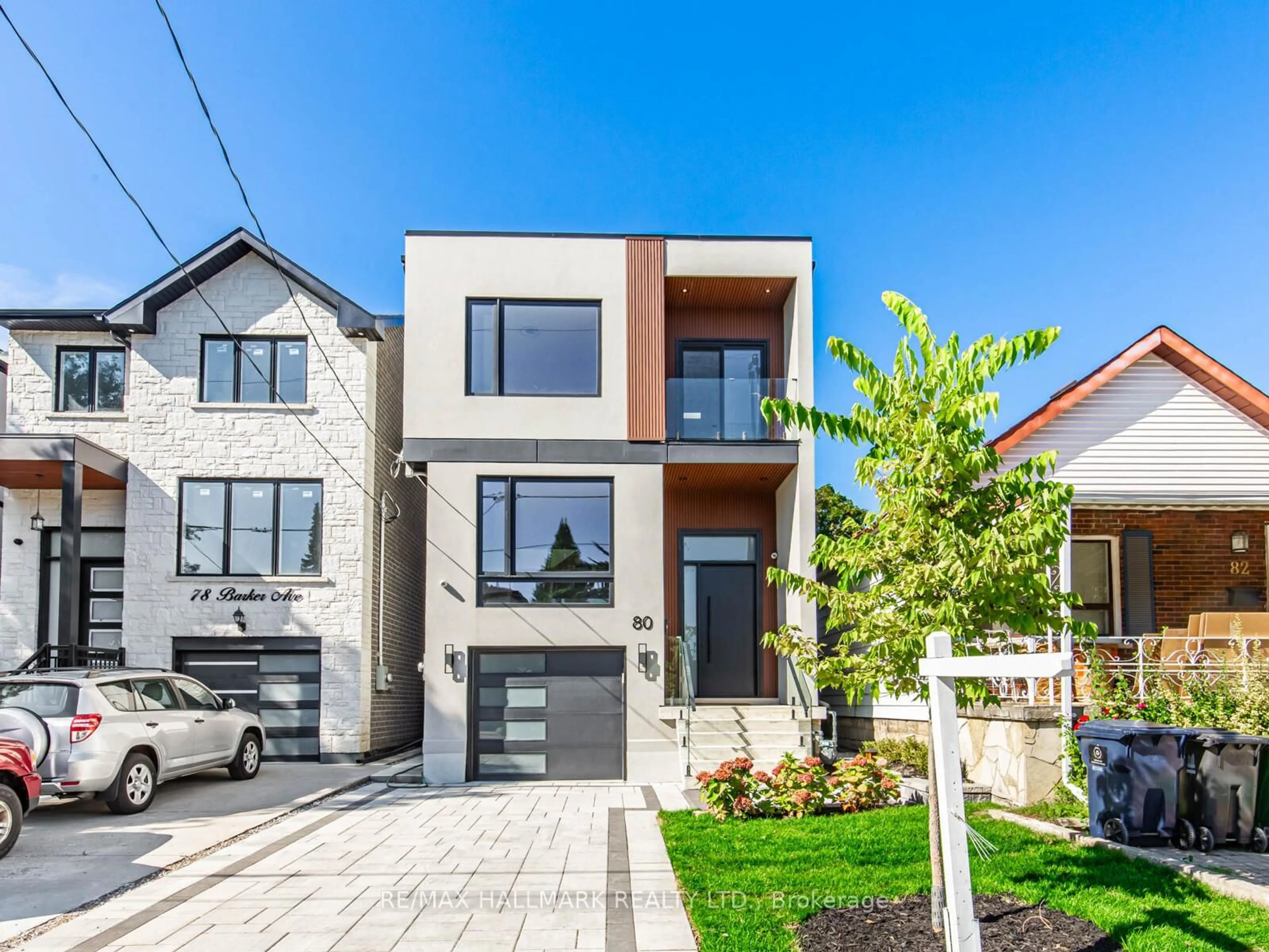 Home with brick exterior material, street for 80 Barker Ave, Toronto Ontario M4C 2N6