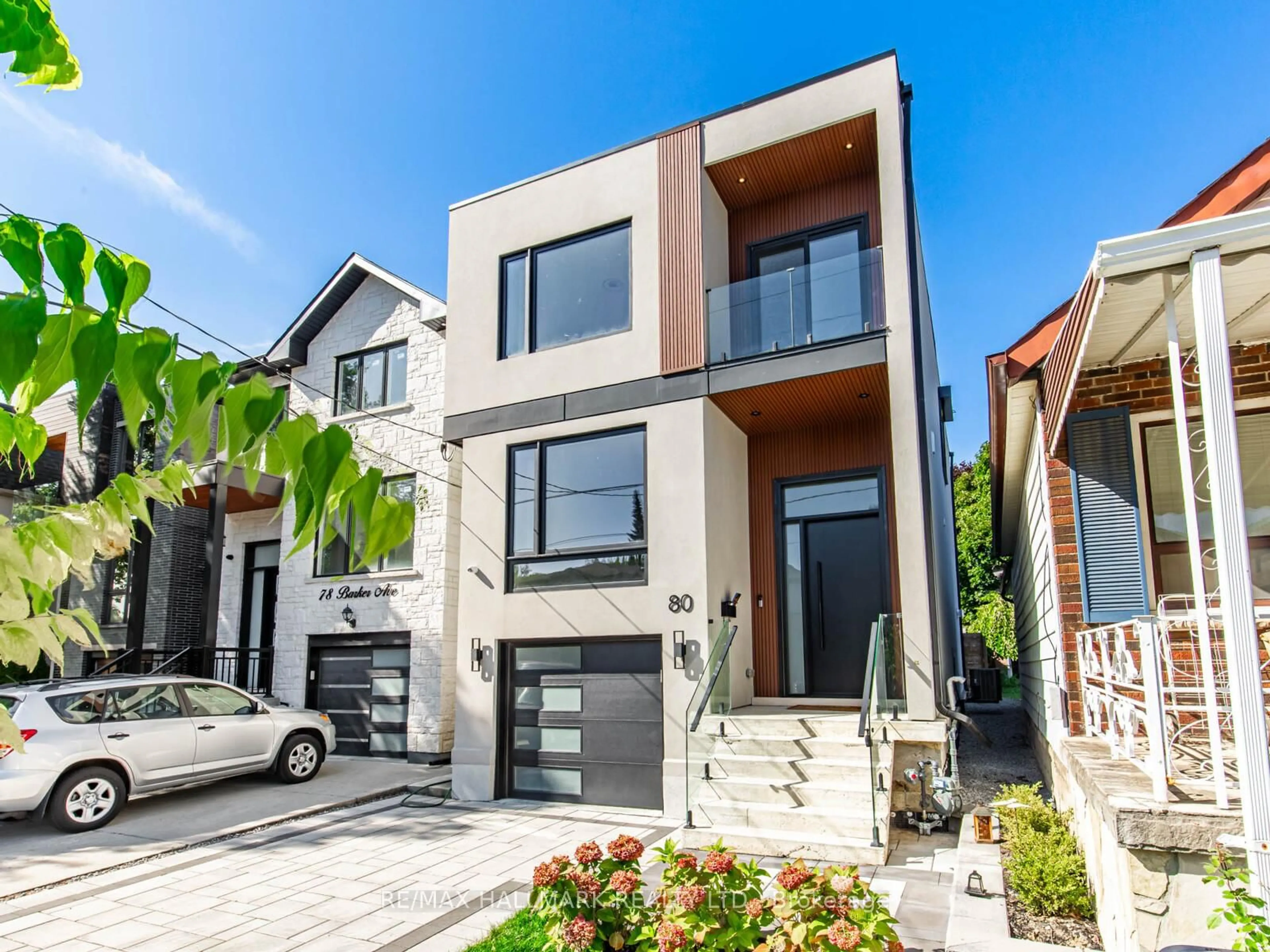 Home with brick exterior material, street for 80 Barker Ave, Toronto Ontario M4C 2N6