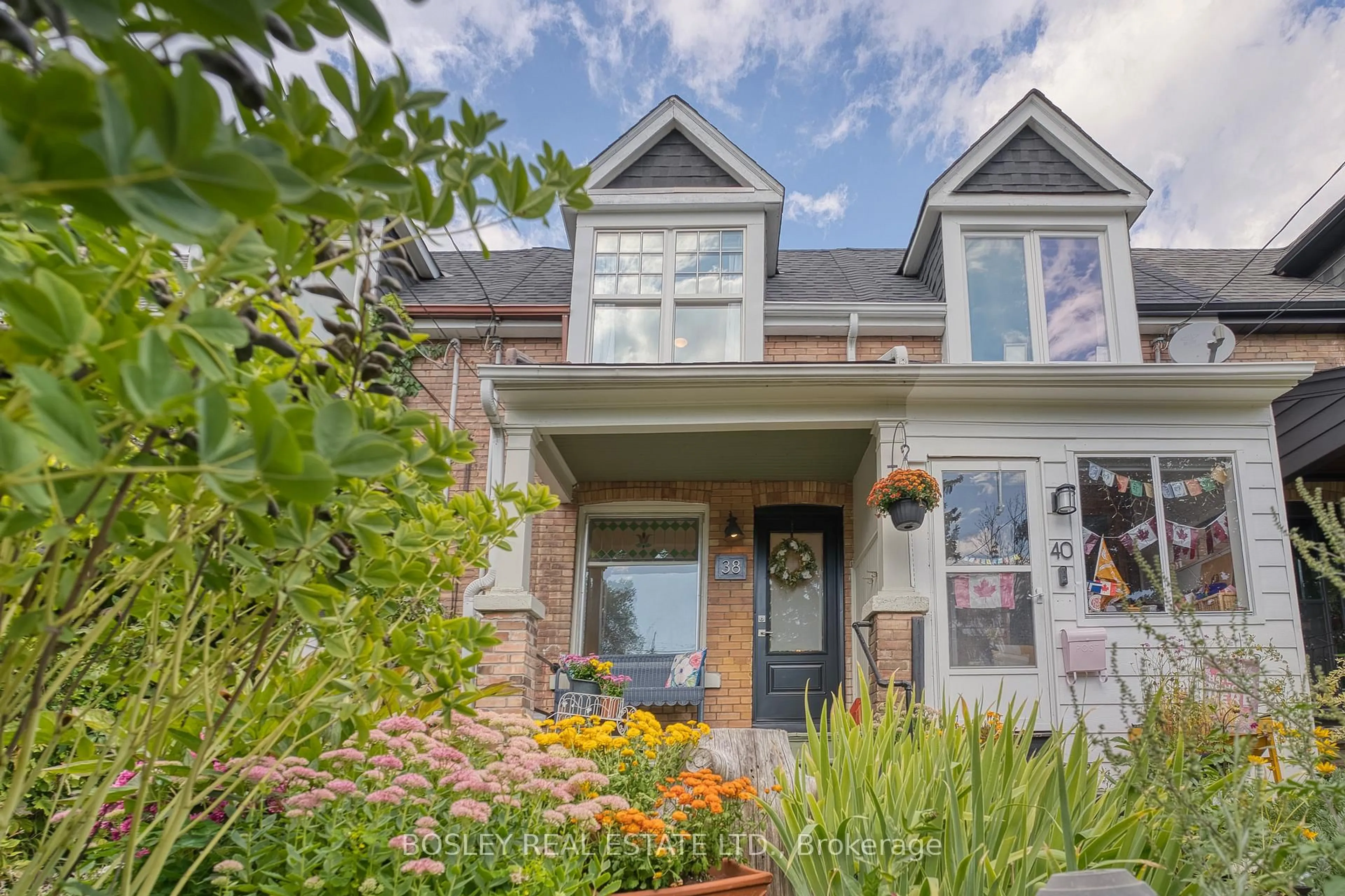 Home with brick exterior material, street for 38 Balfour Ave, Toronto Ontario M4C 1T5