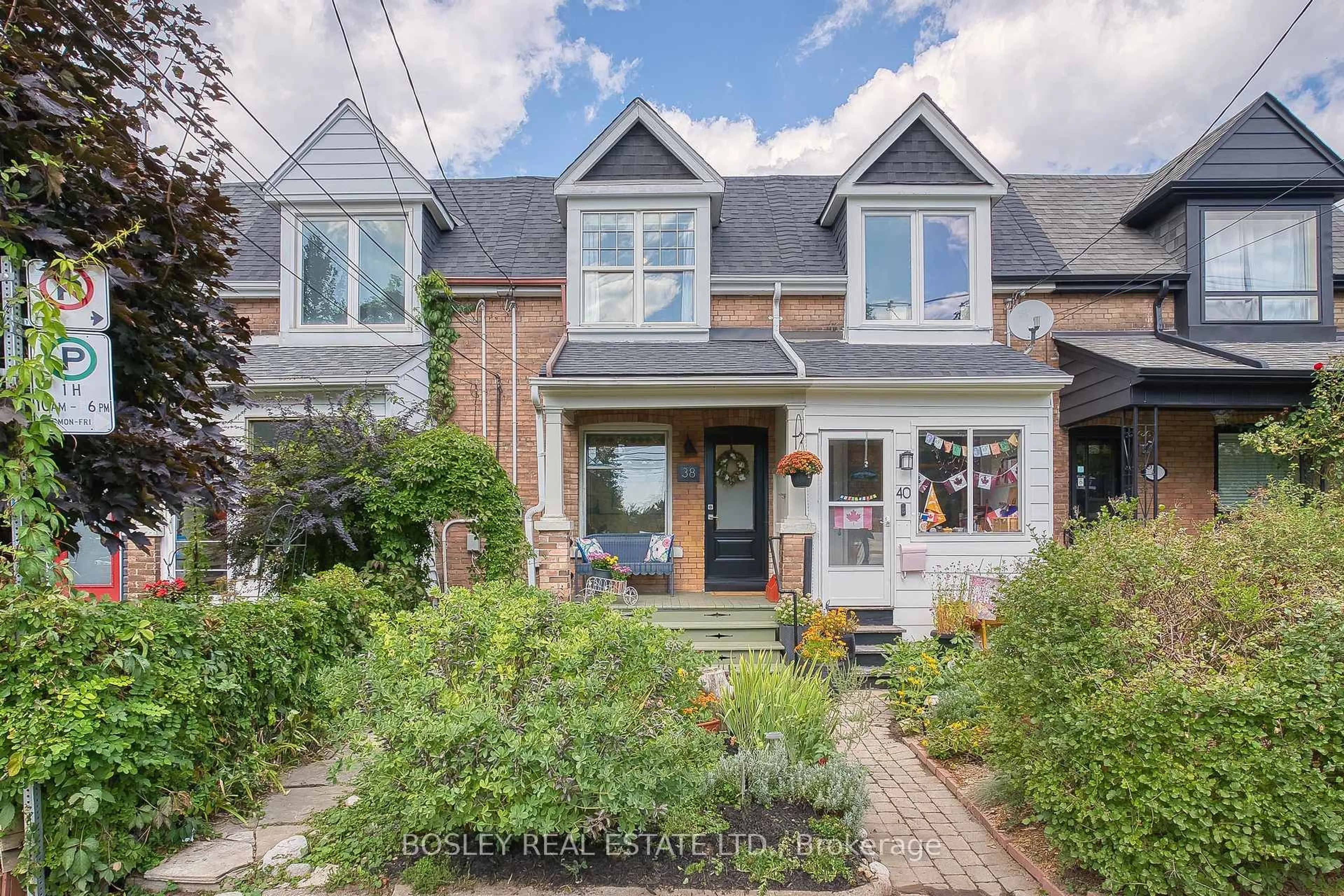 Home with brick exterior material, street for 38 Balfour Ave, Toronto Ontario M4C 1T5