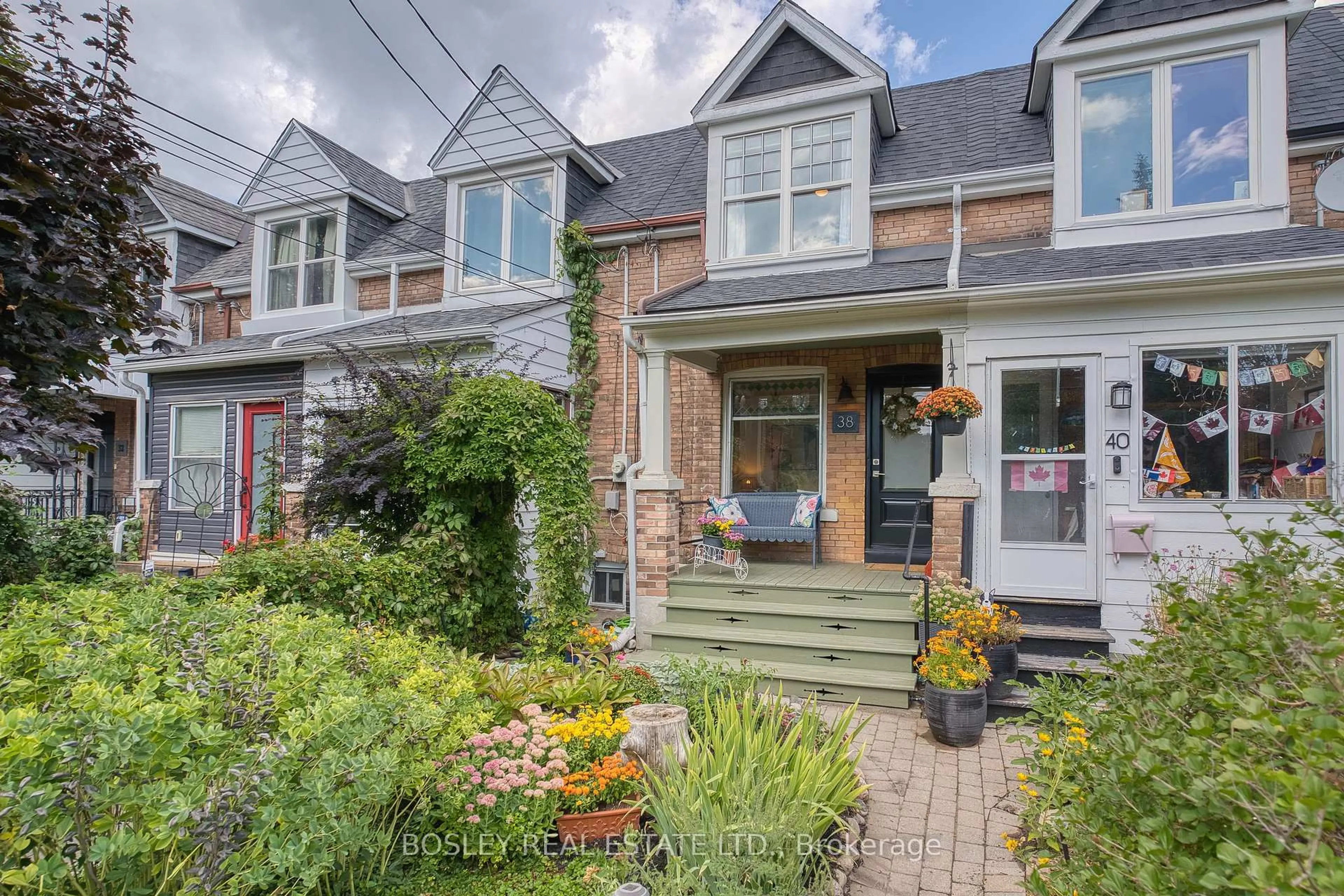 Home with brick exterior material, street for 38 Balfour Ave, Toronto Ontario M4C 1T5