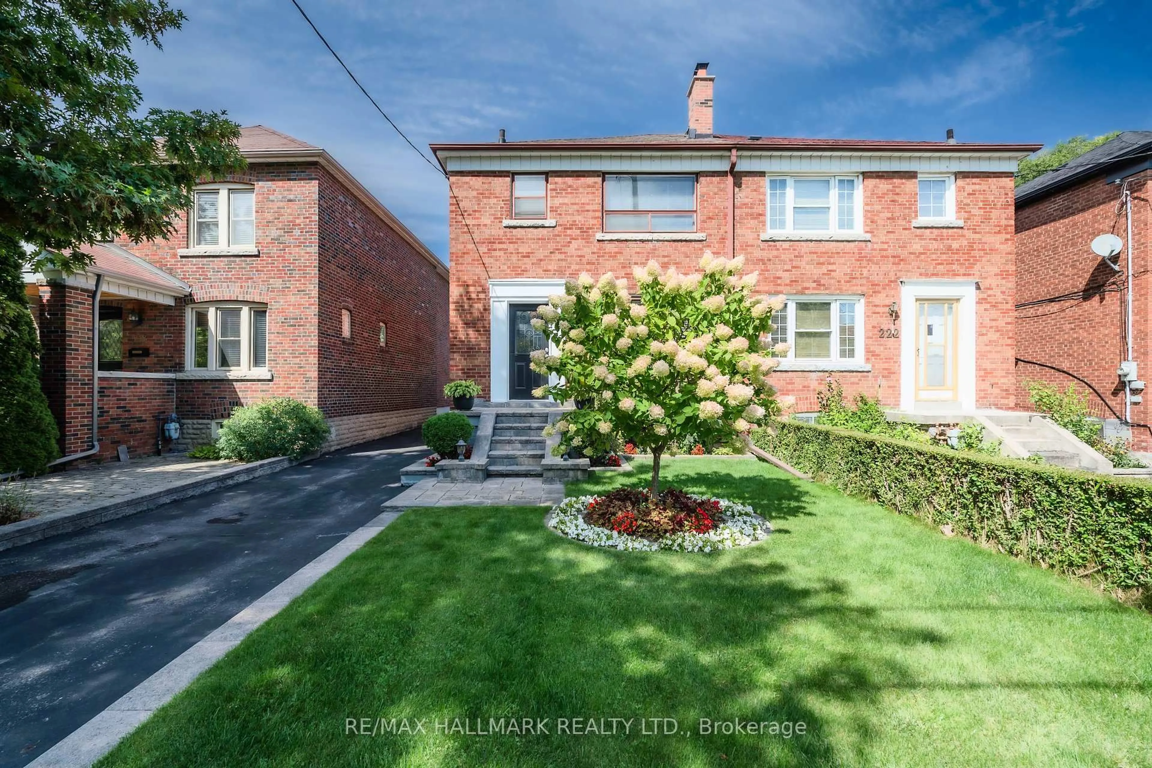 Home with brick exterior material, street for 220 Browning Ave, Toronto Ontario M4K 1X2