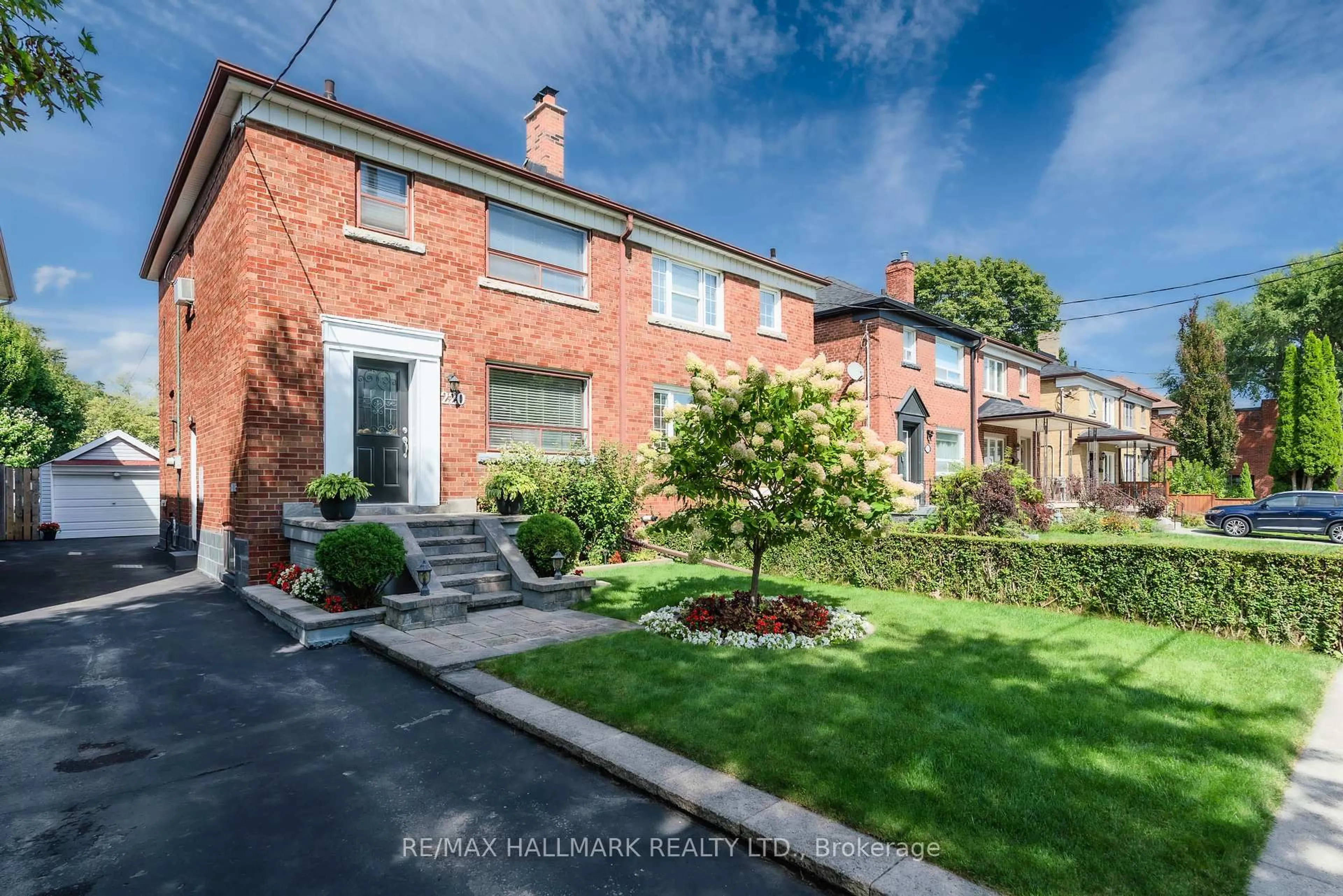 Home with brick exterior material, street for 220 Browning Ave, Toronto Ontario M4K 1X2