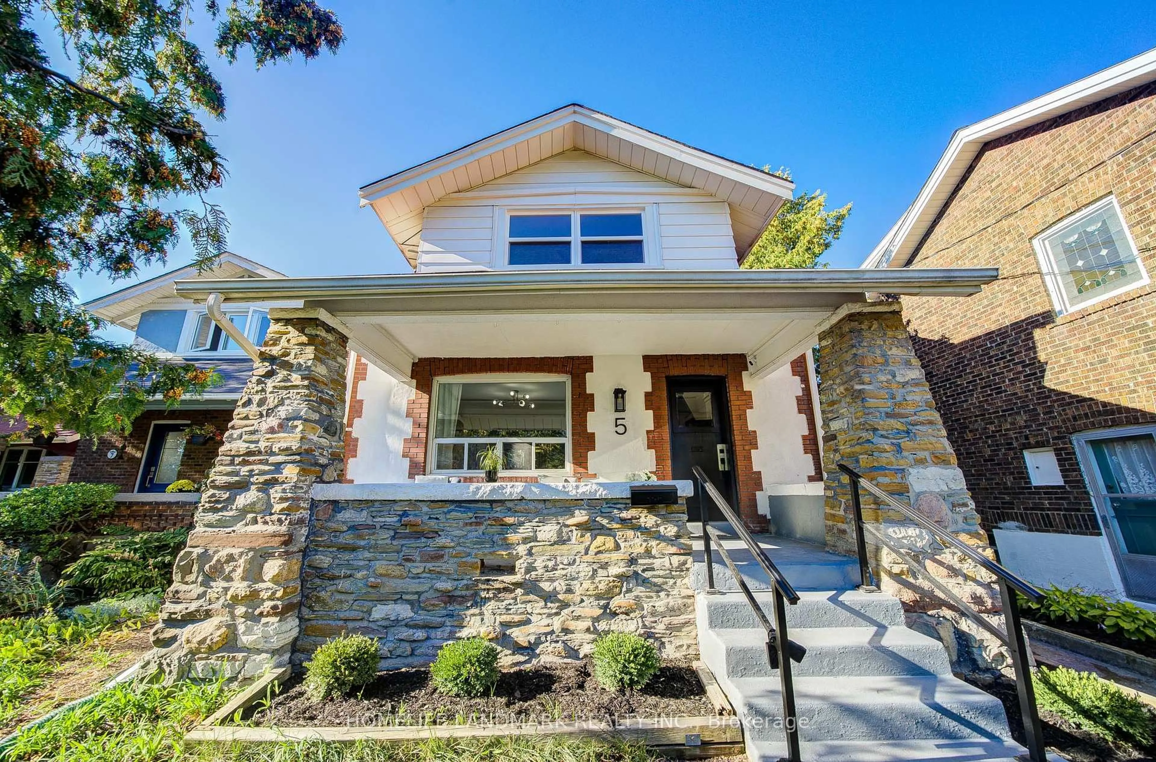 Home with brick exterior material, street for 5 Beachview Cres, Toronto Ontario M4E 2L4