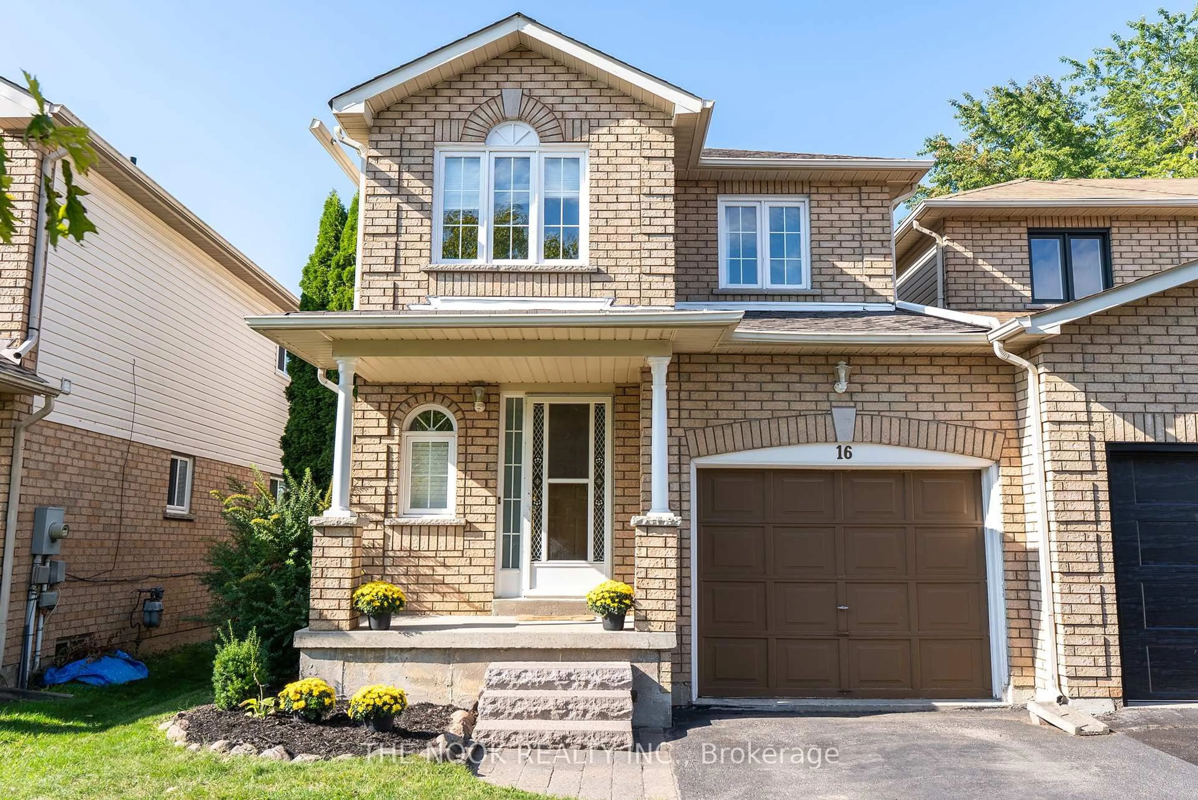 Home with brick exterior material, street for 16 Somerscales Dr, Clarington Ontario L1C 5B6