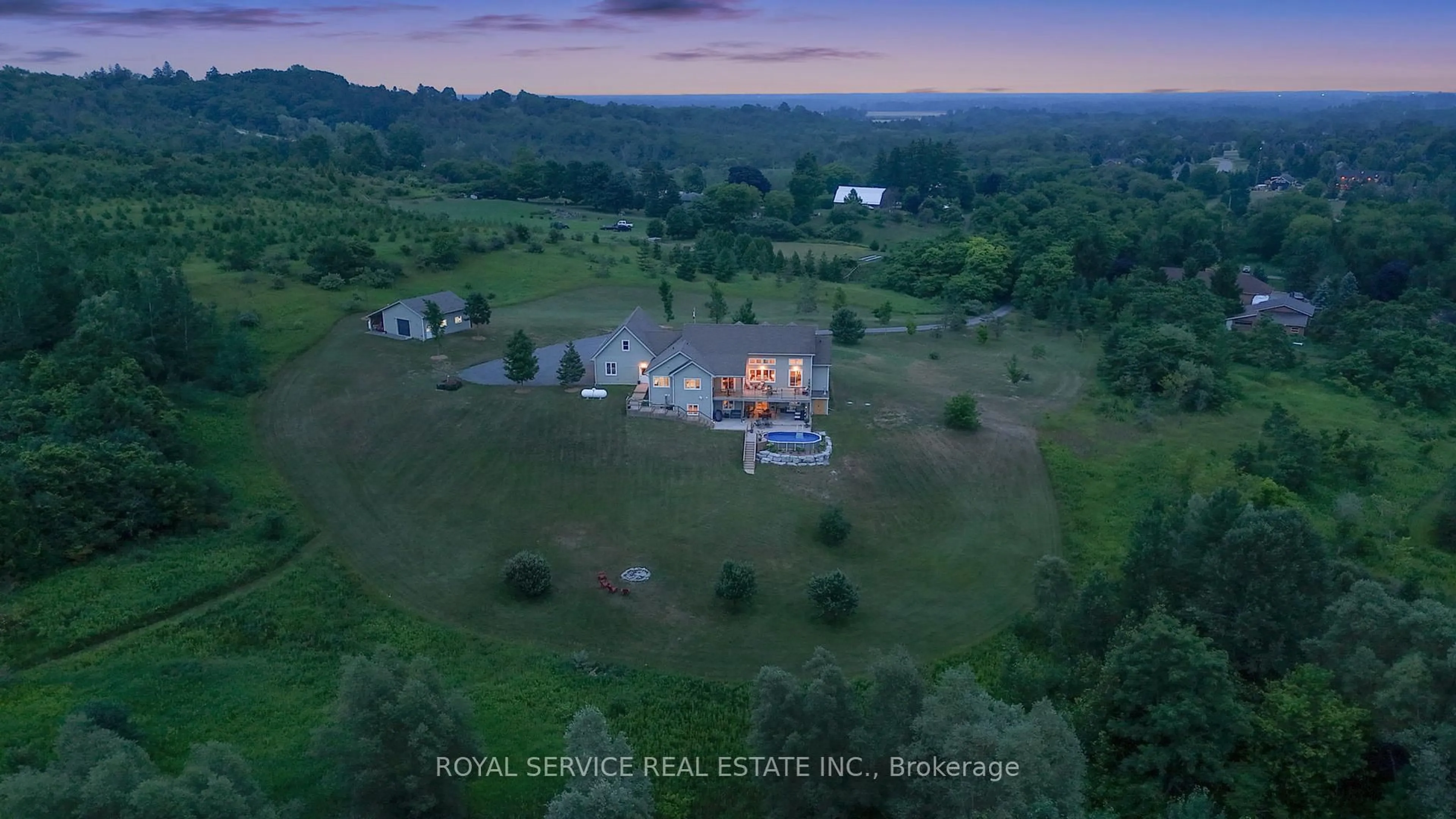 A pic from outside/outdoor area/front of a property/back of a property/a pic from drone, mountain view for 2160 Regional Road 3 Rd, Clarington Ontario L0B 1J0