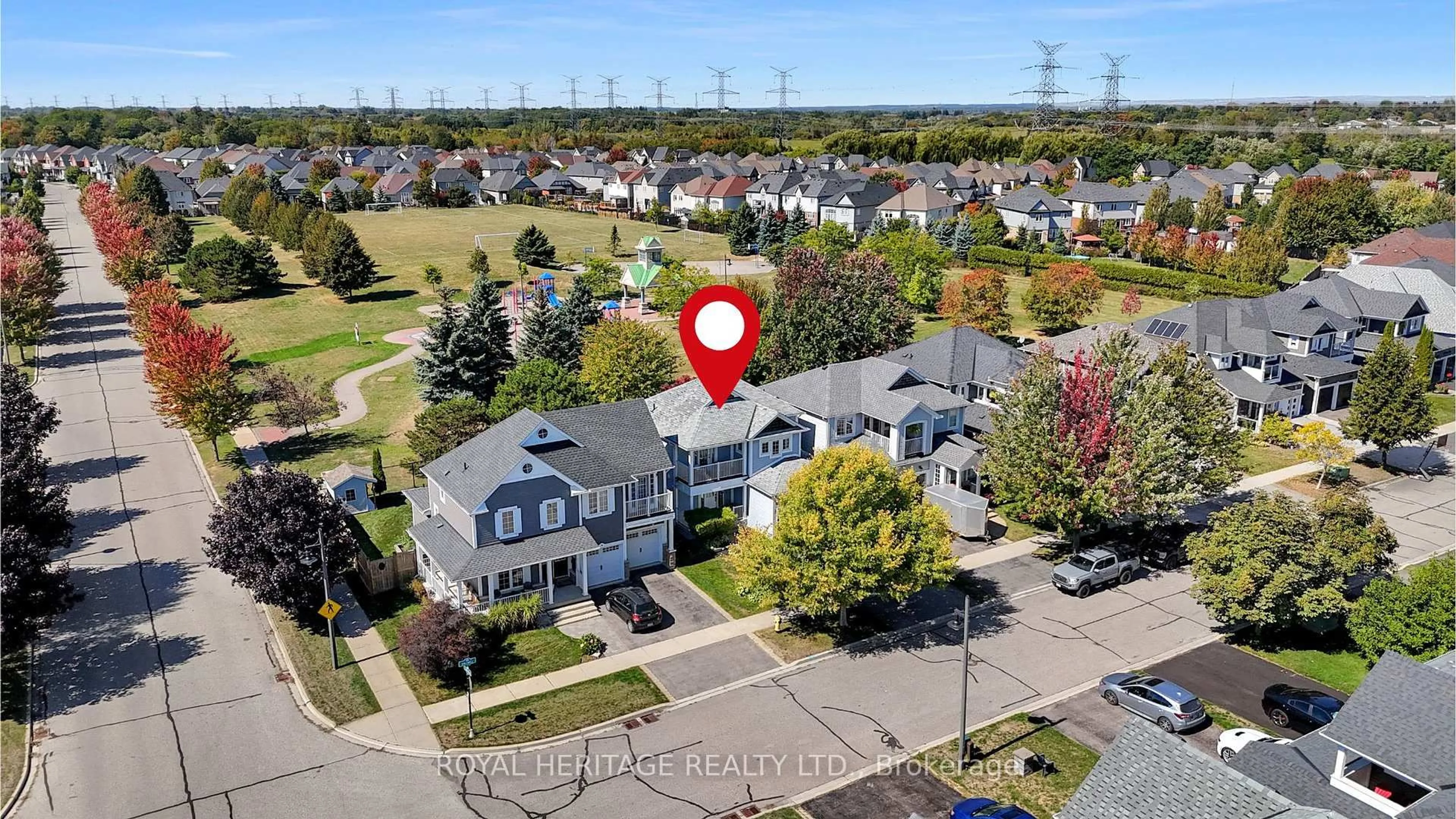 A pic from outside/outdoor area/front of a property/back of a property/a pic from drone, street for 74 Stillwell Lane, Clarington Ontario L1B 1R4