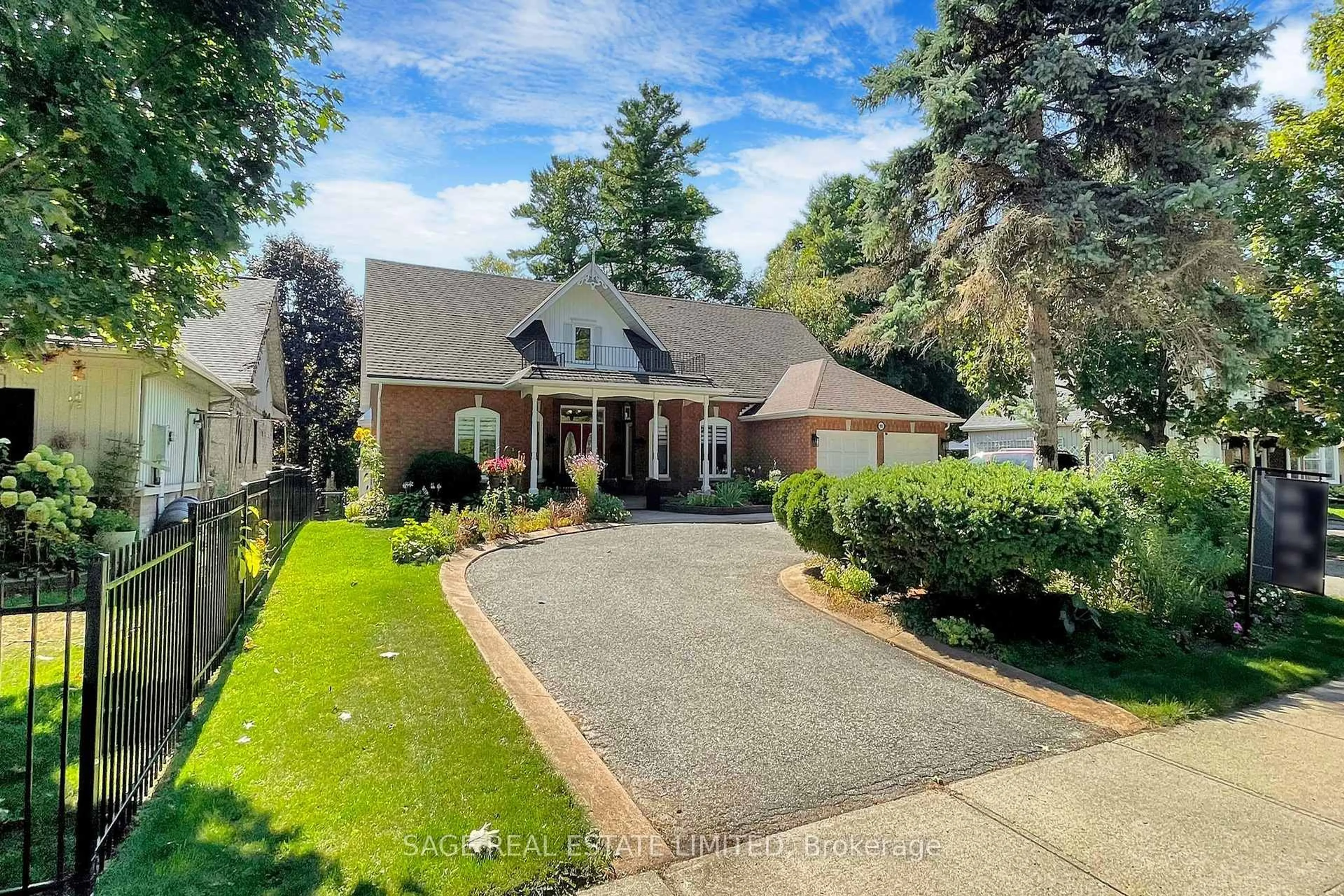Home with brick exterior material, street for 91 Twyn Rivers Dr, Pickering Ontario L1V 1E1