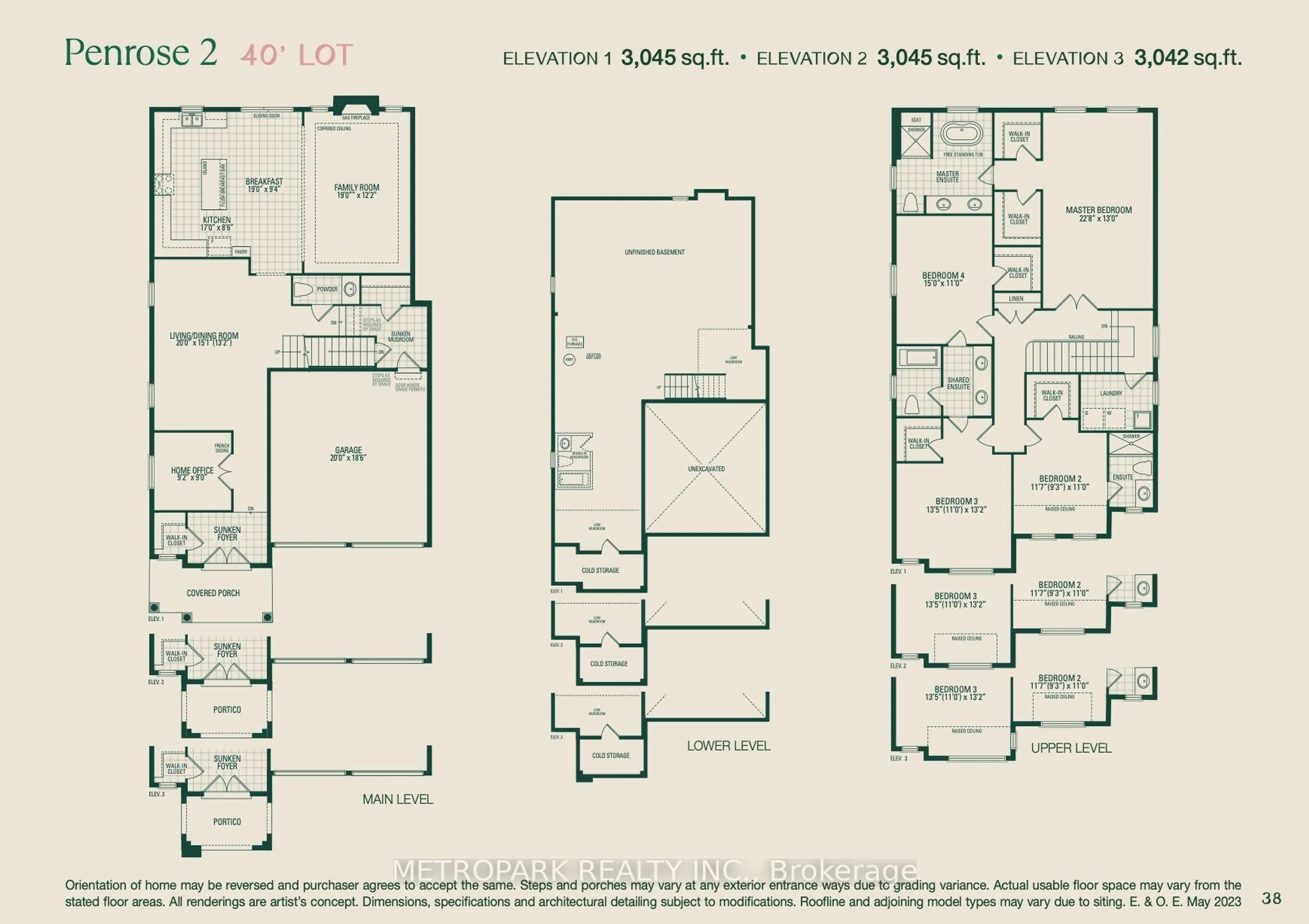 Floor plan for 2205 Cayenne St, Oshawa Ontario L1H 0H4