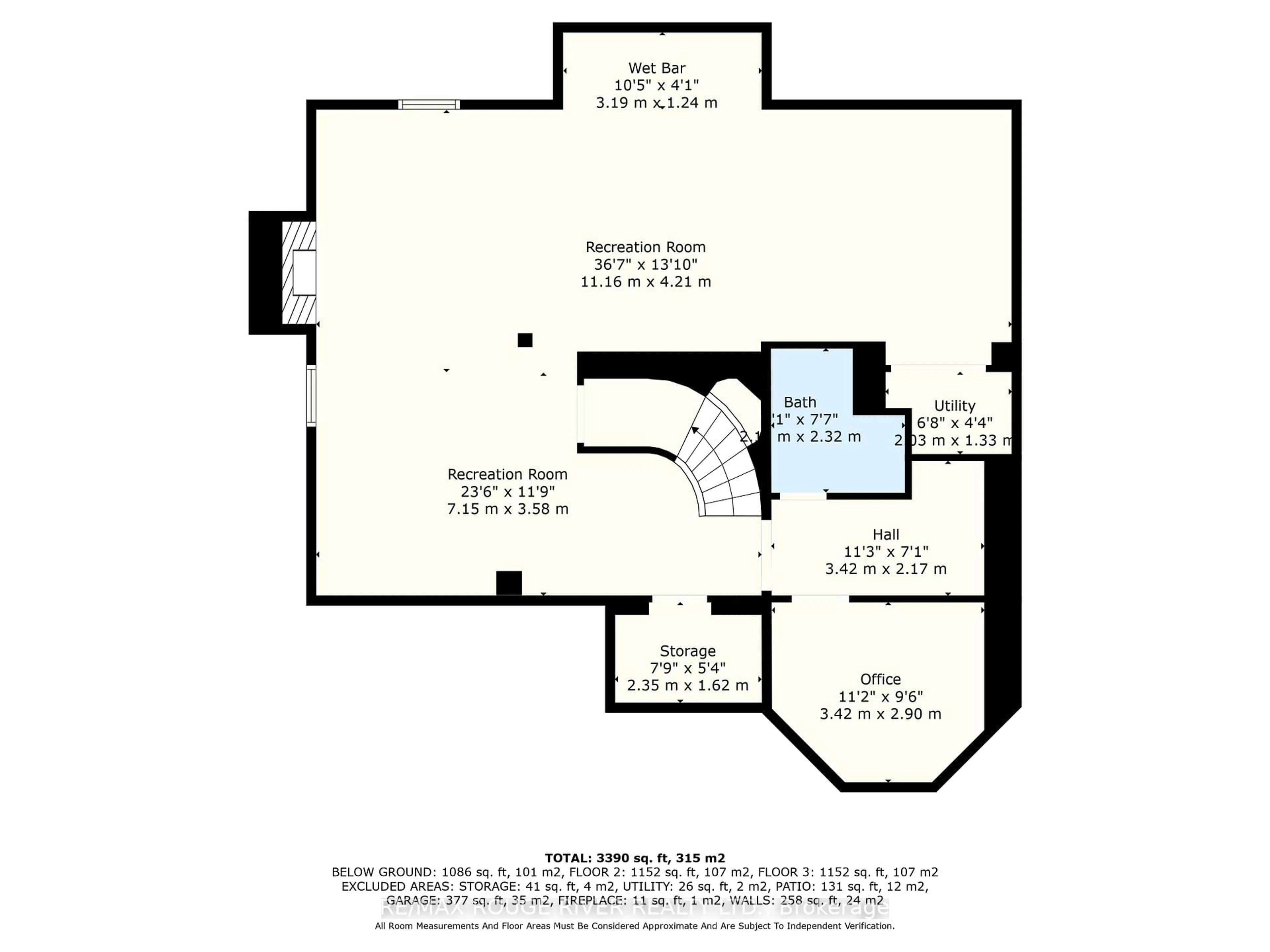 Floor plan for 28 Wyndfield Cres, Whitby Ontario L1N 8L3