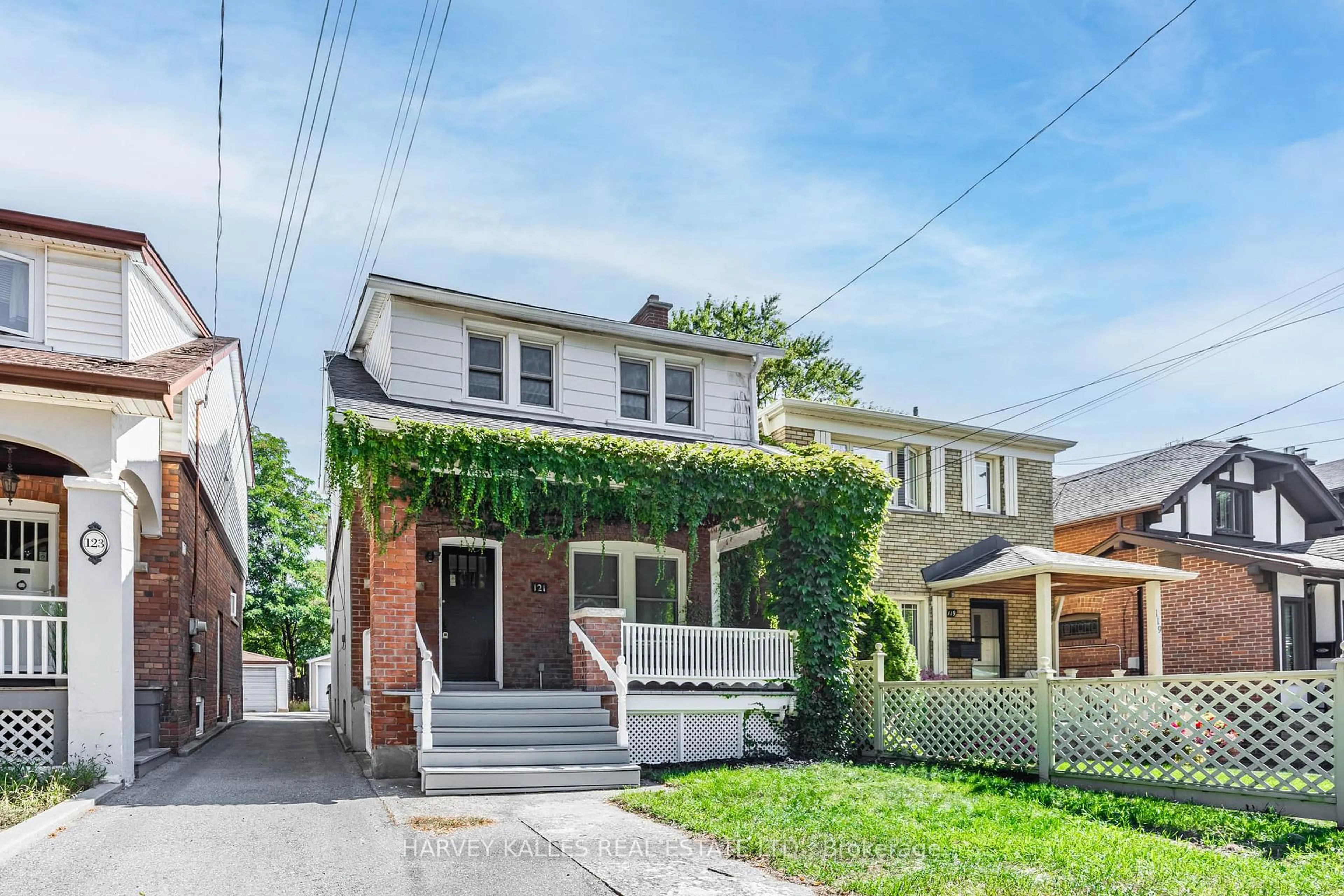 Home with brick exterior material, street for 121 Blantyre Ave, Toronto Ontario M1N 2R6