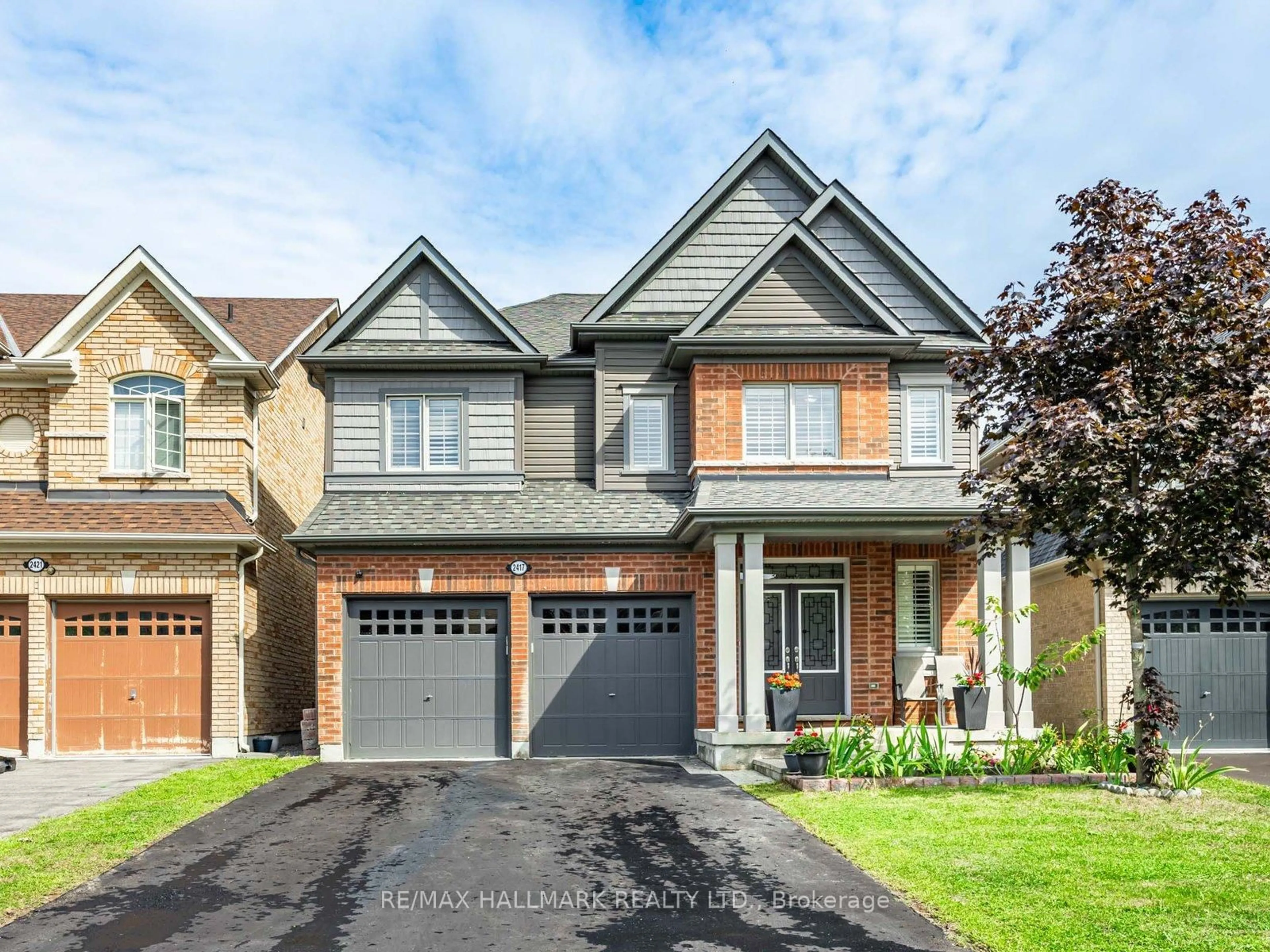 Home with brick exterior material, street for 2417 Secreto Dr, Oshawa Ontario L1L 0H6