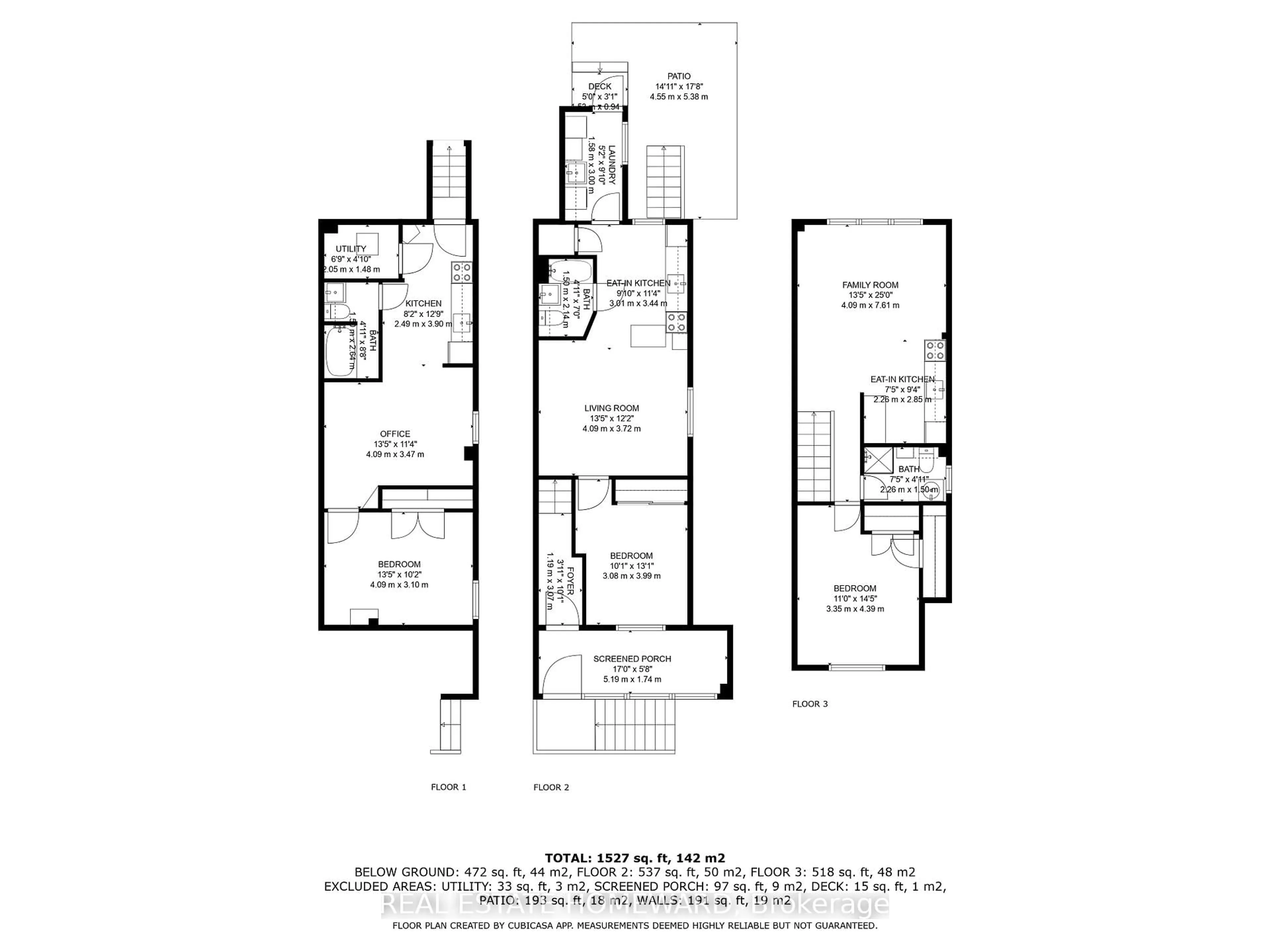Floor plan for 1191 Woodbine Ave, Toronto Ontario M4C 4E1