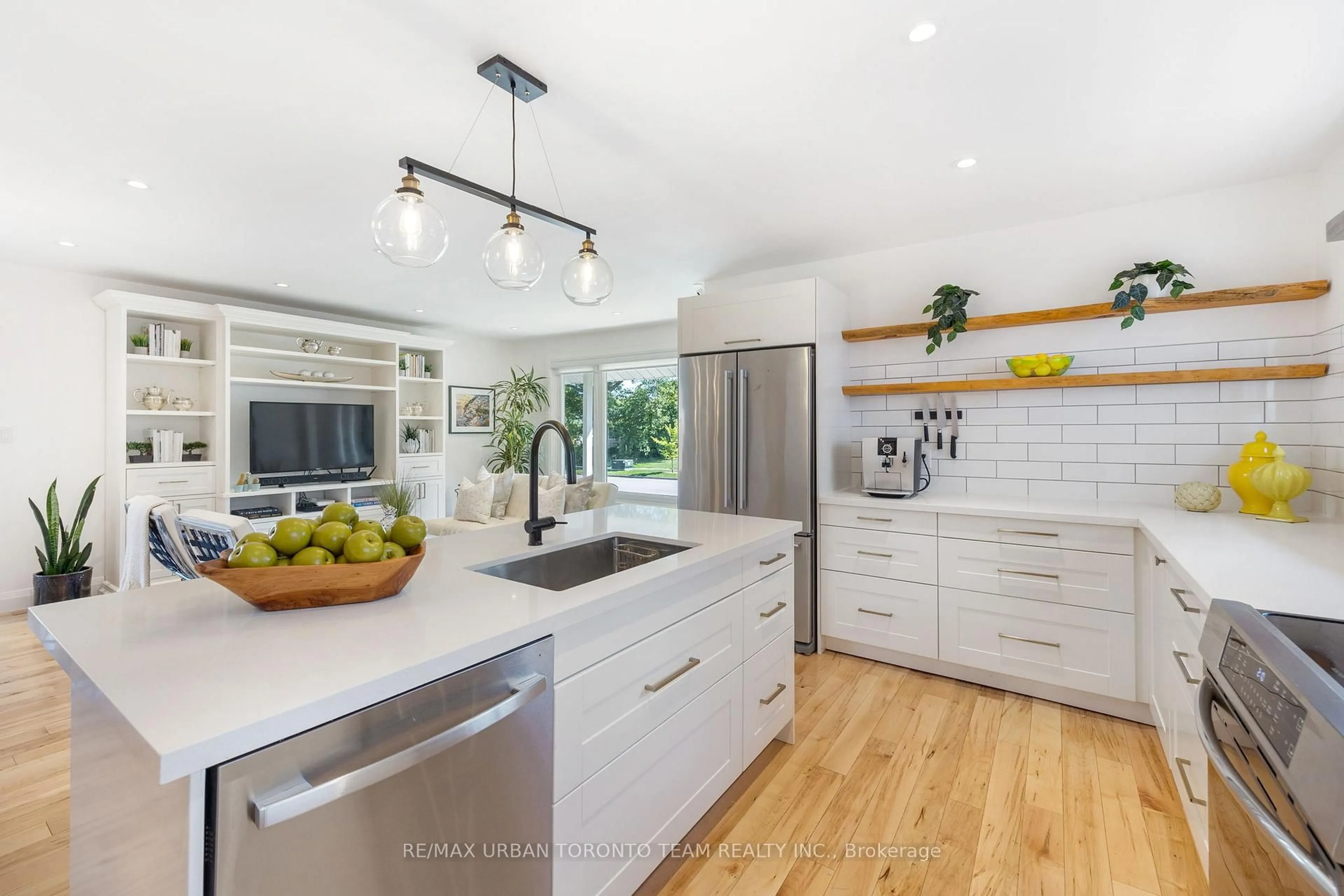 Contemporary kitchen, ceramic/tile floor for 52 Earswick Dr, Toronto Ontario M1E 1C6