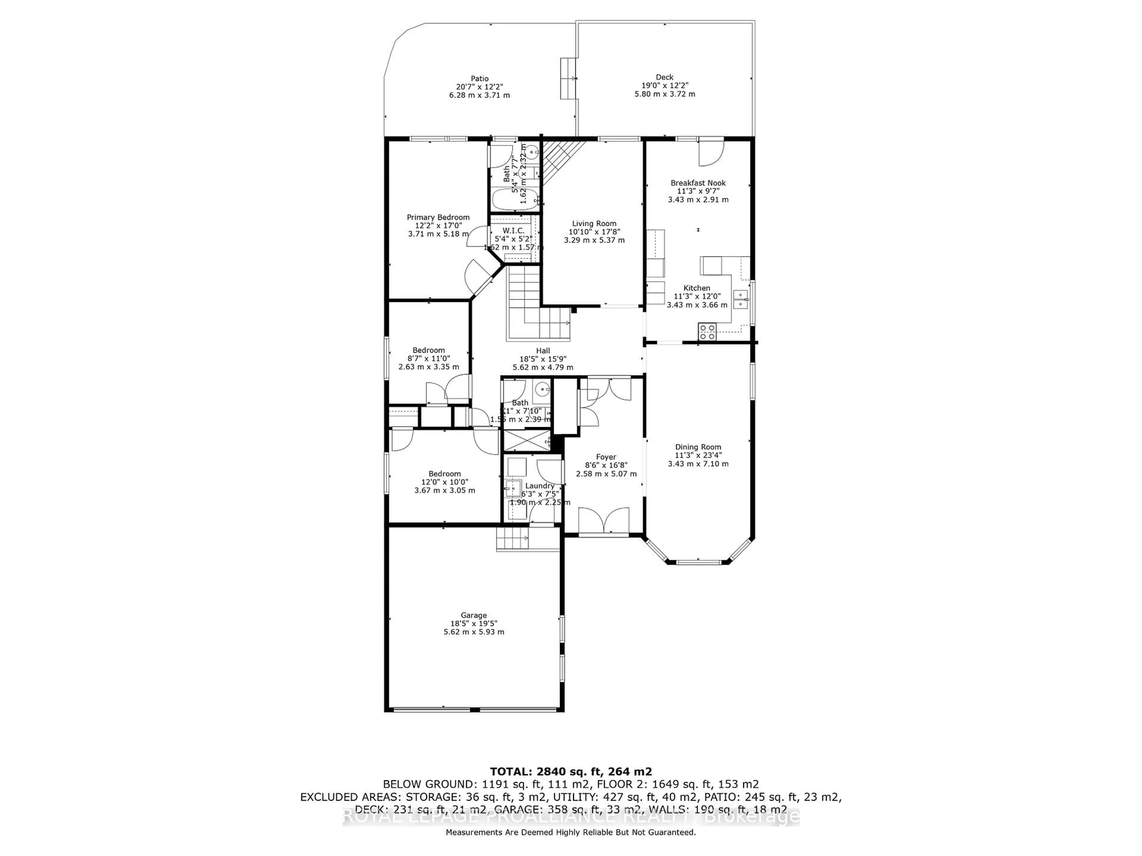Floor plan for 20 Patrick Dr, Whitby Ontario L1R 2L1