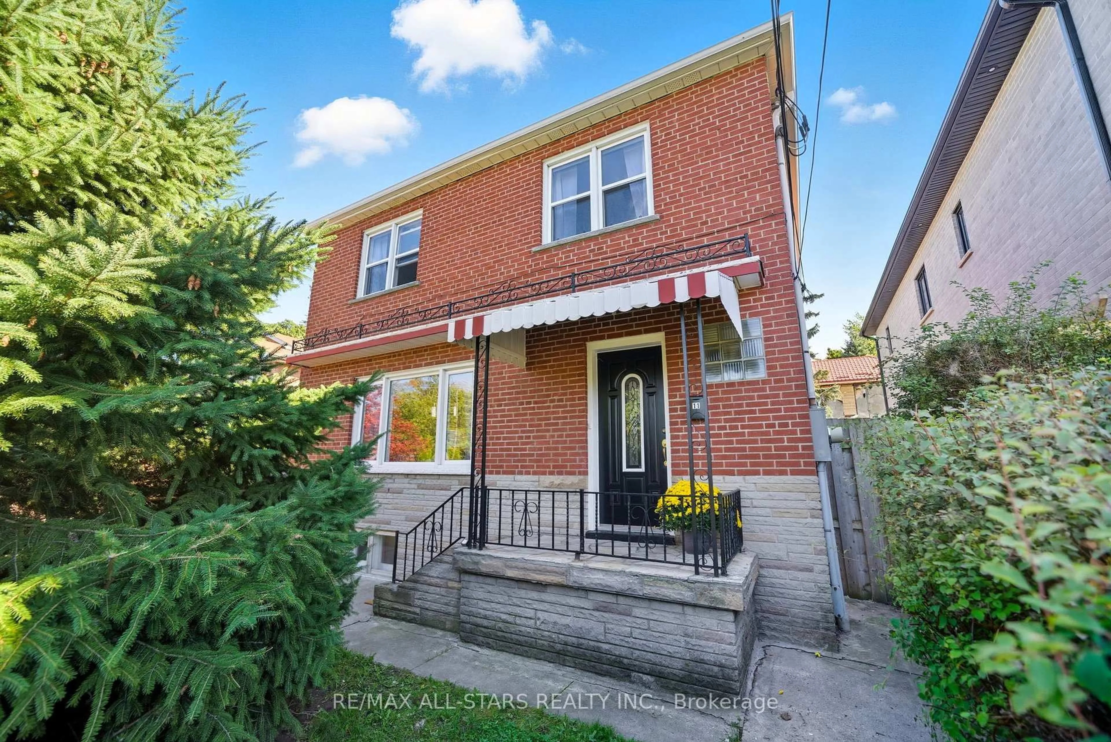 Home with brick exterior material, street for 11 Chatterton Blvd, Toronto Ontario M1M 2G3