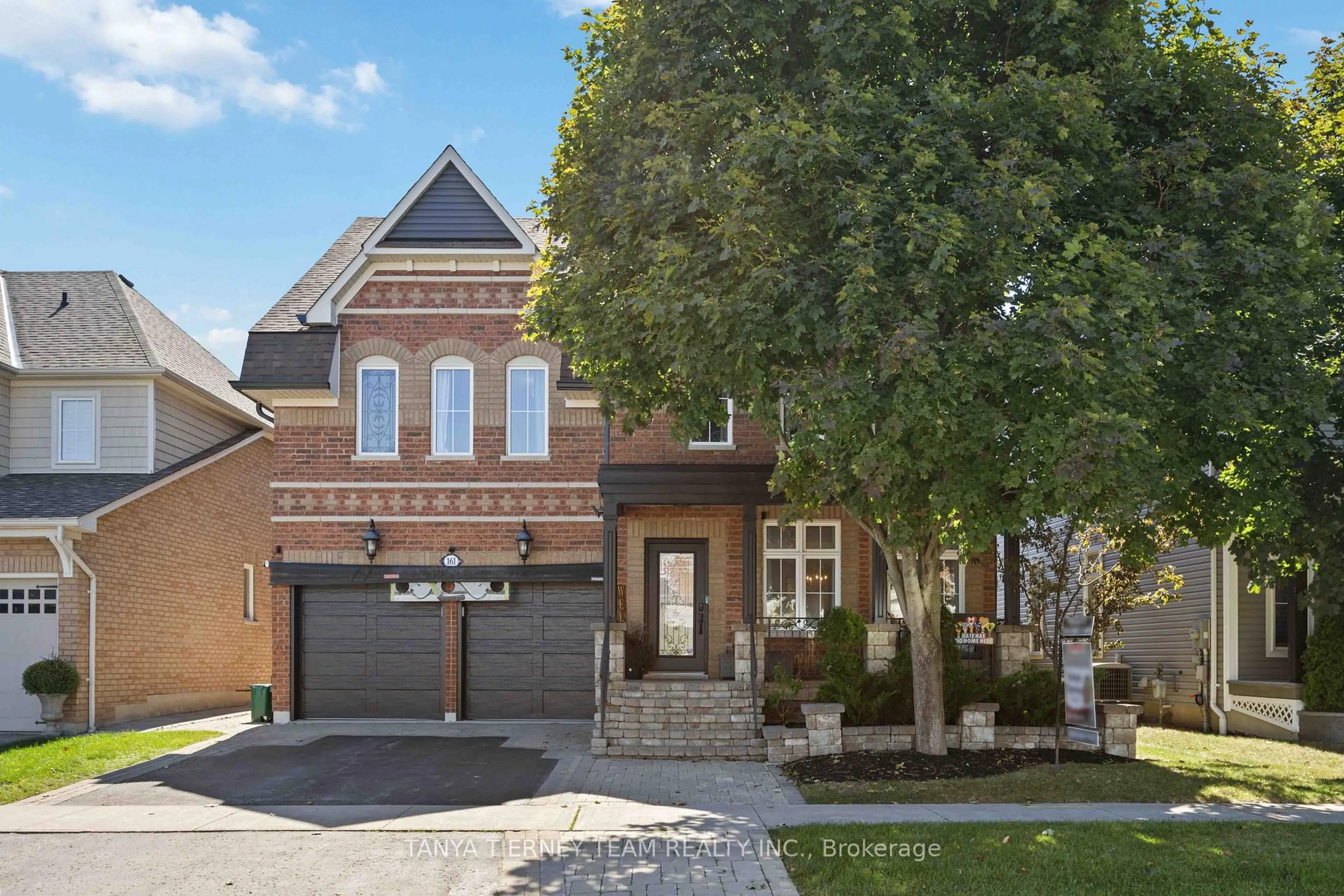 Home with brick exterior material, street for 161 Carnwith Dr, Whitby Ontario L1M 2J5