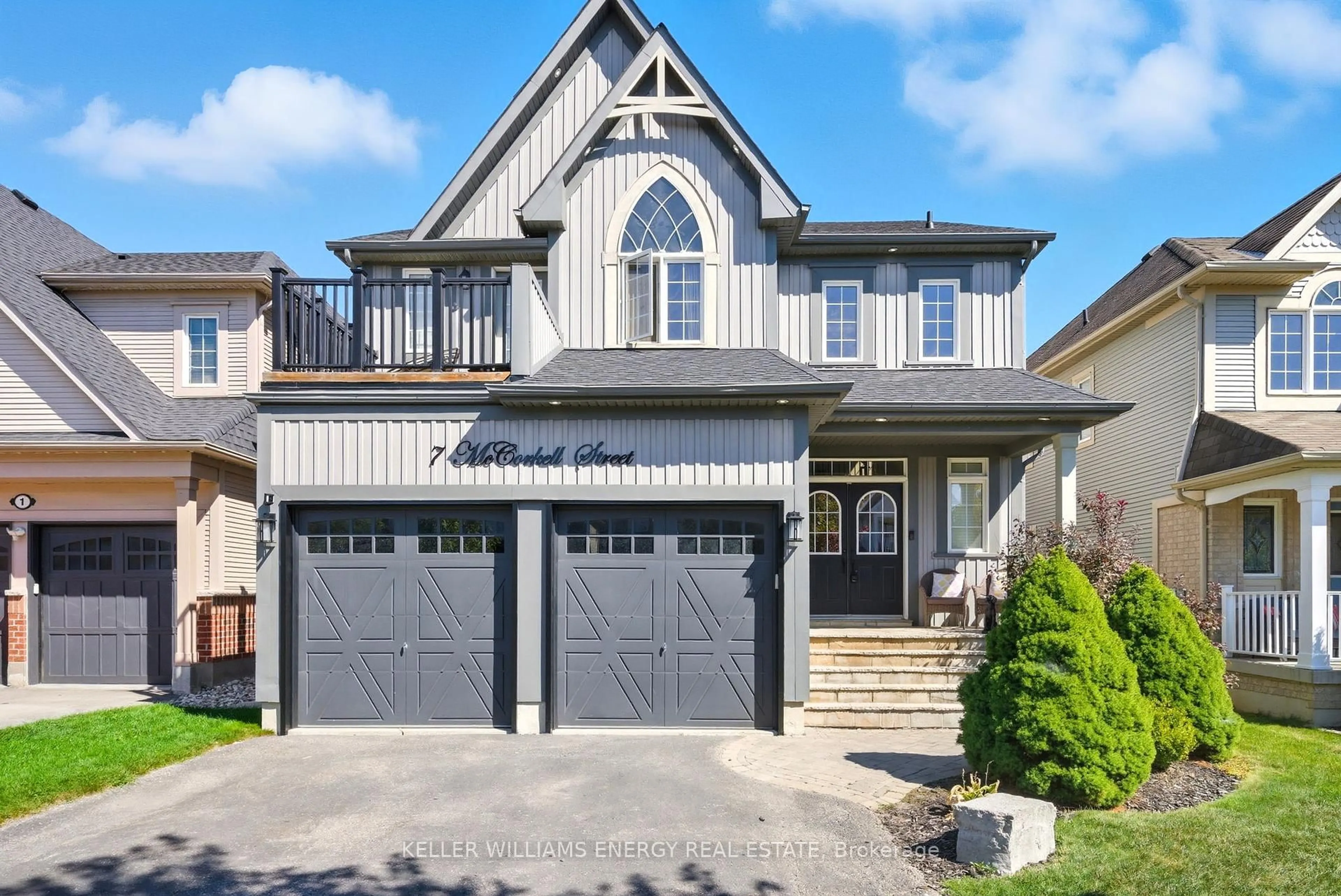 Home with vinyl exterior material, street for 7 Mccorkell St, Clarington Ontario L1C 0C1